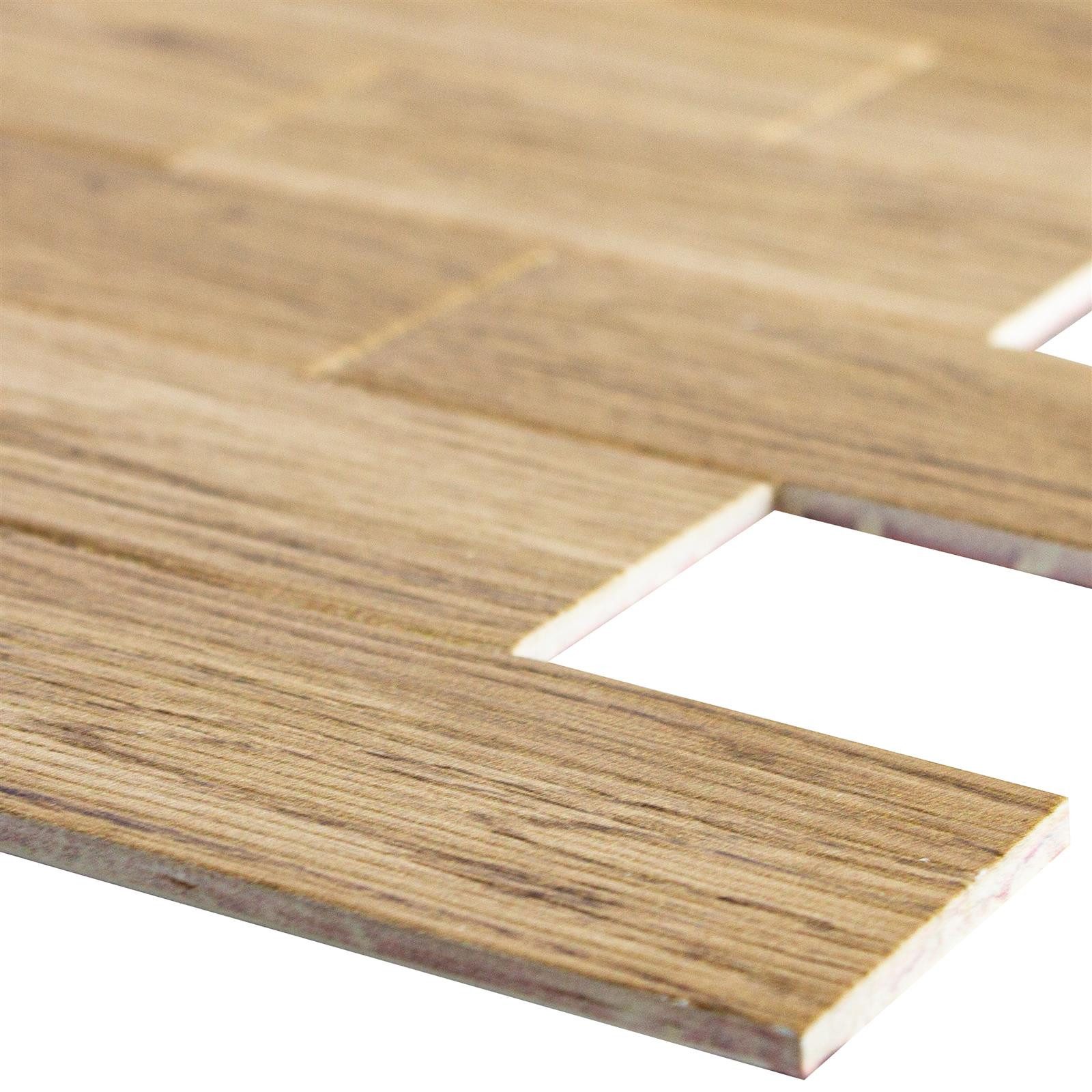 Mosafil Mosaikfliesen Mosaikfliese Vinly Medusa Selbstklebend, Vinyl 30.000x30.000, braun