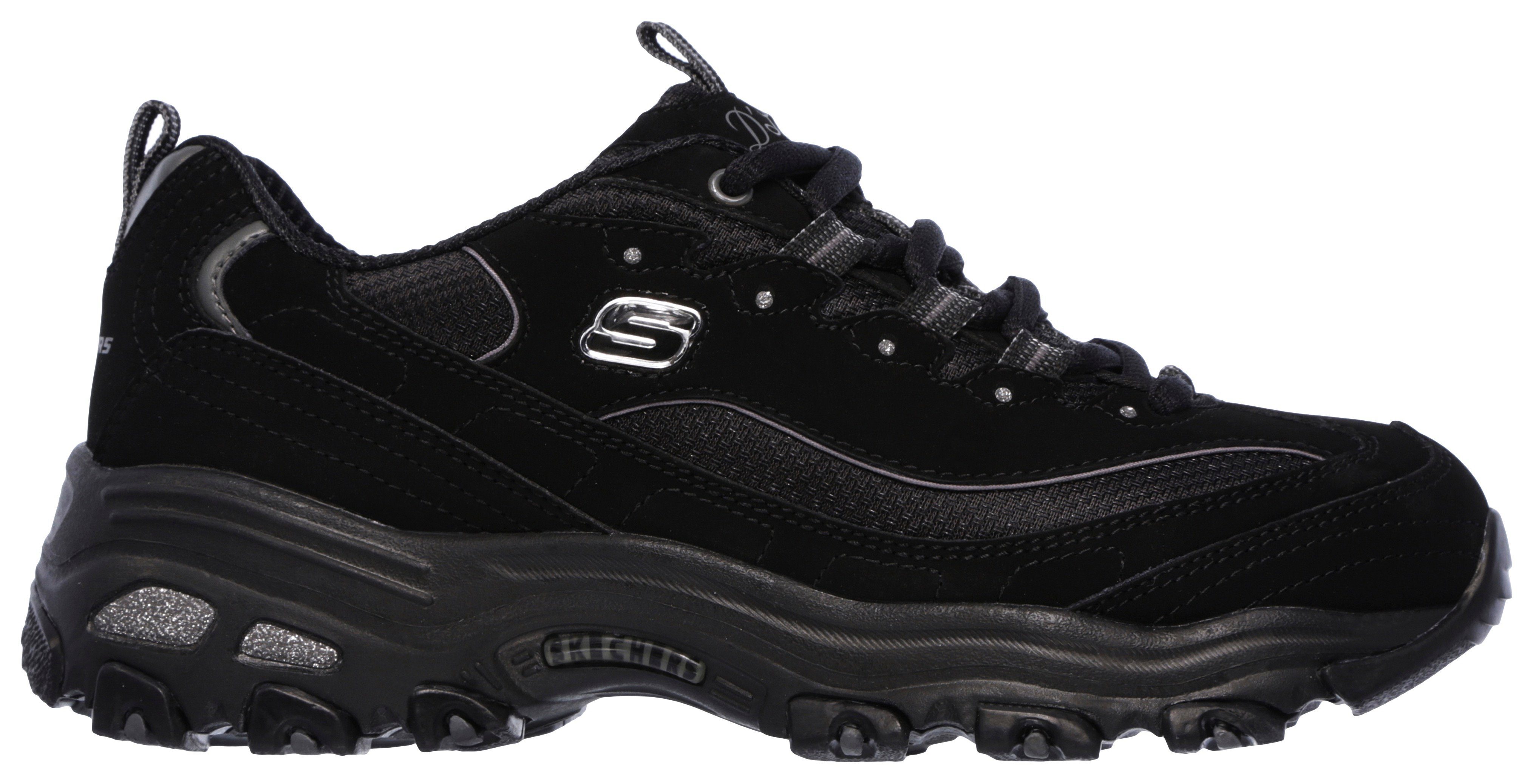 Skechers D´Lites - Biggest Fan Sneaker Freizeitschuh, Halbschuh, Schnürschuh im trendigen Chunky-Style