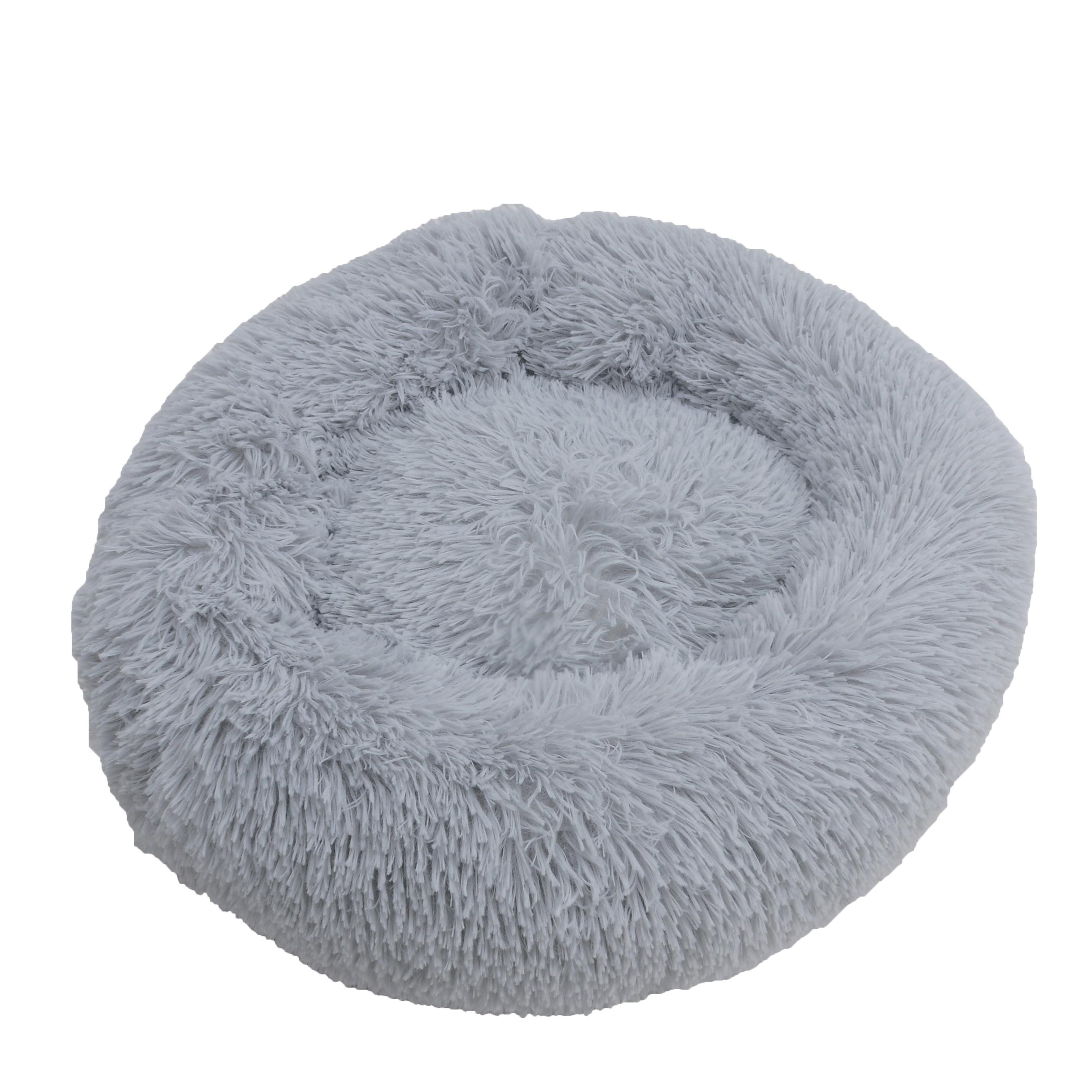 ESTEXO Hundebett Hundekissen Hundekorb 80 cm Plüsch Tierbett Hundesofa Katzenbett Gr