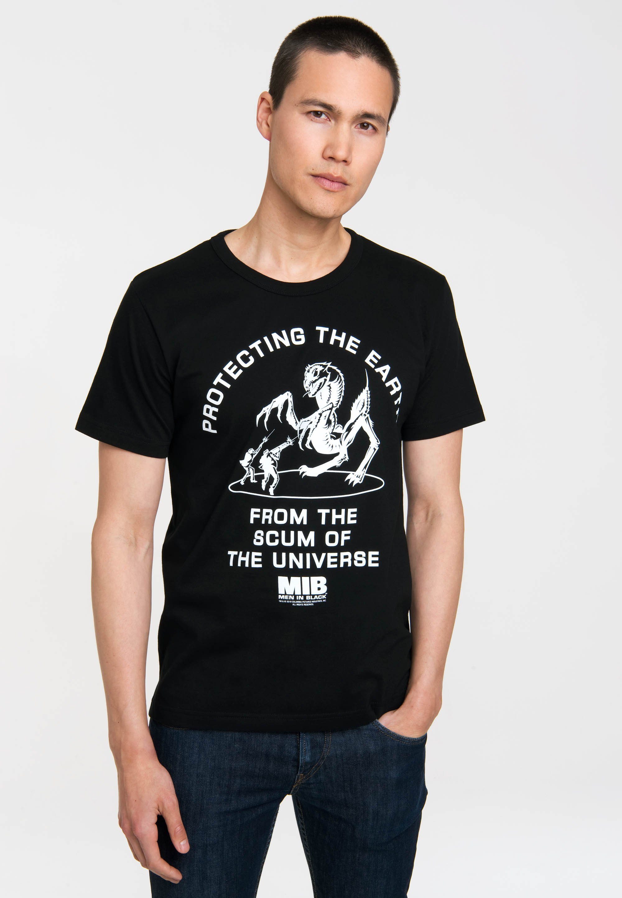 Men LOGOSHIRT mit T-Shirt Black-Print In
