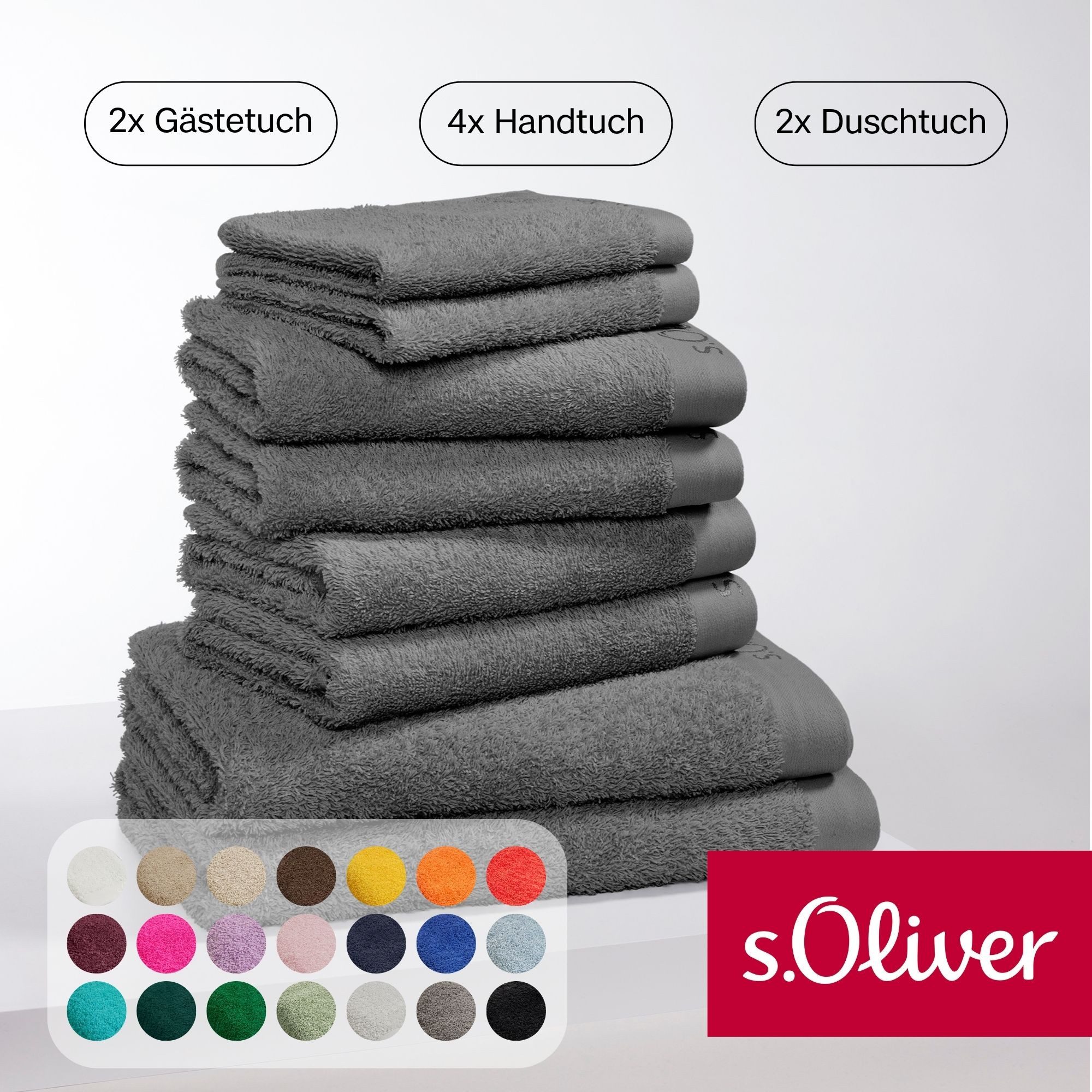 Handtuch Set s.Oliver, Premium Qualität, 600 gr/m²