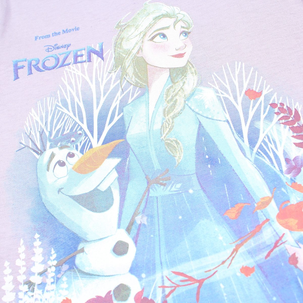 Disney Frozen T-Shirt FROZEN Die Eiskönigin Anna + Elsa Mädchen T-Shirt Rosa