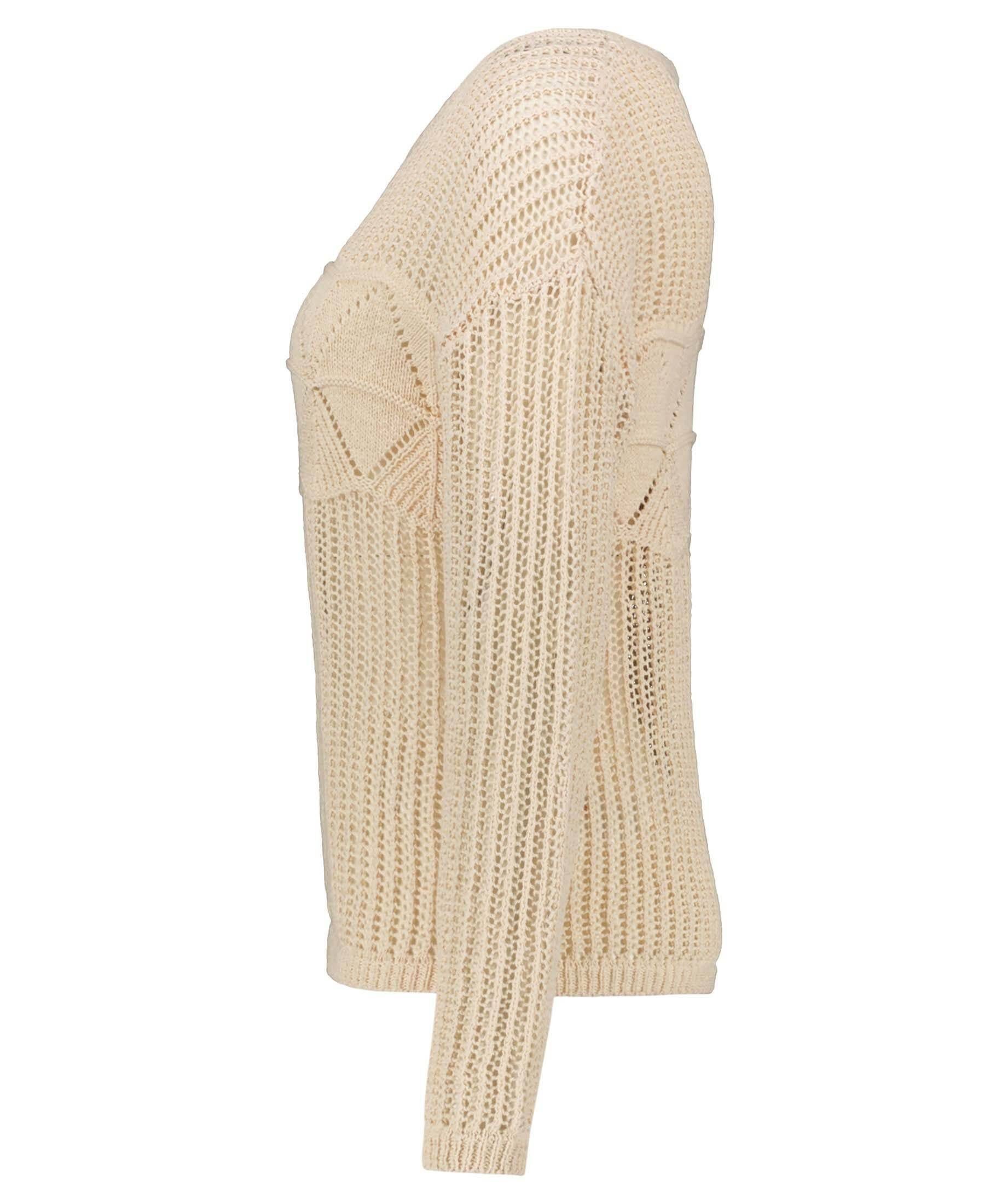 Strickpullover (21) (1-tlg) Damen Pullover Vila sand