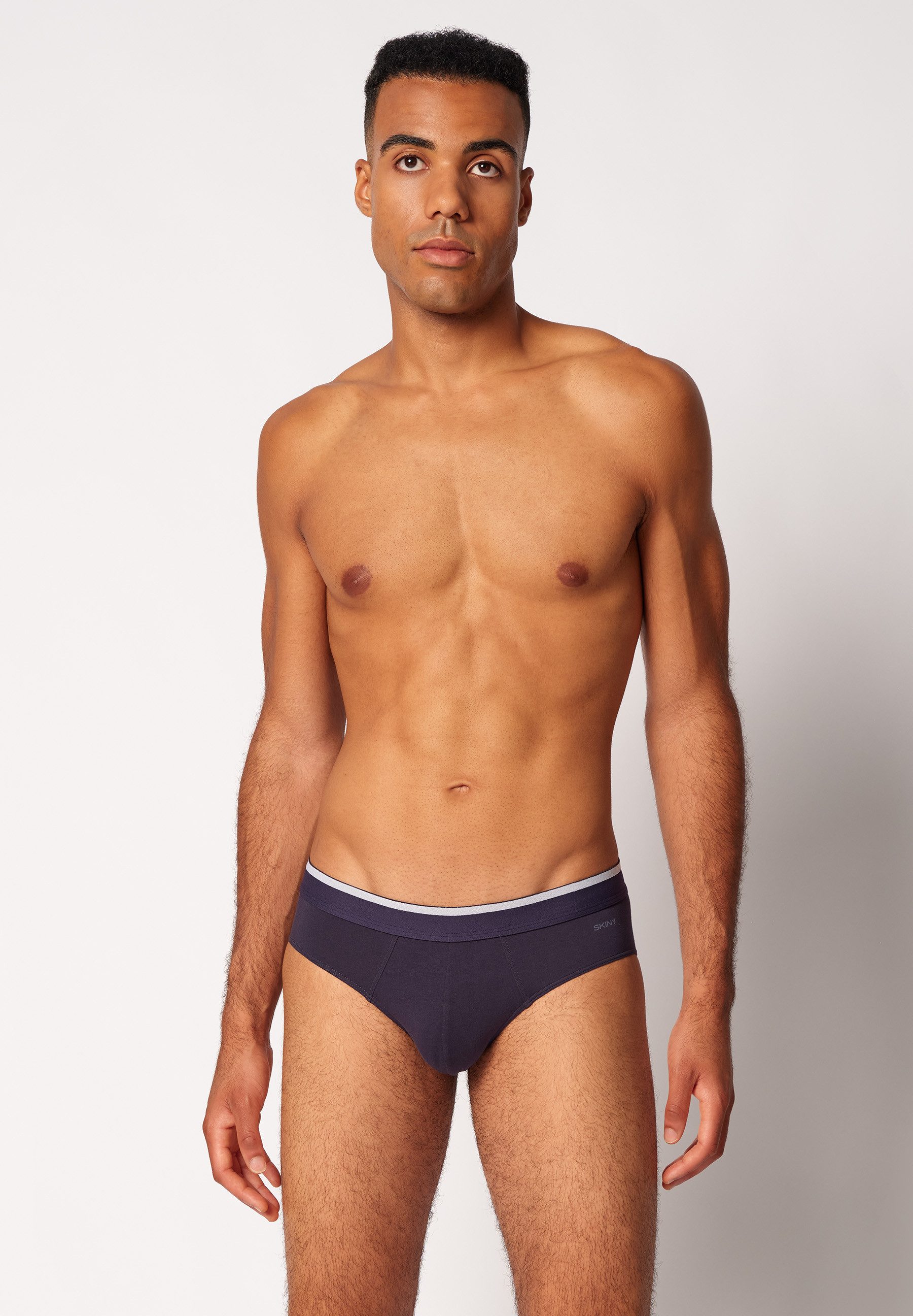 Skiny Brasilslip Cotton Multipack (3er Pack) klassisch, basic, elastisch, bequem, kein Einschneiden, Baumwollmix