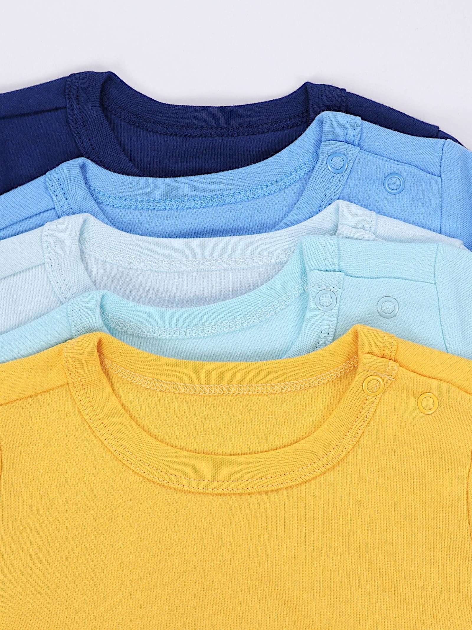TupTam Langarmshirt TupTam Baby Jungen Langarmshirt 5er Set – Bild 5 von 5
