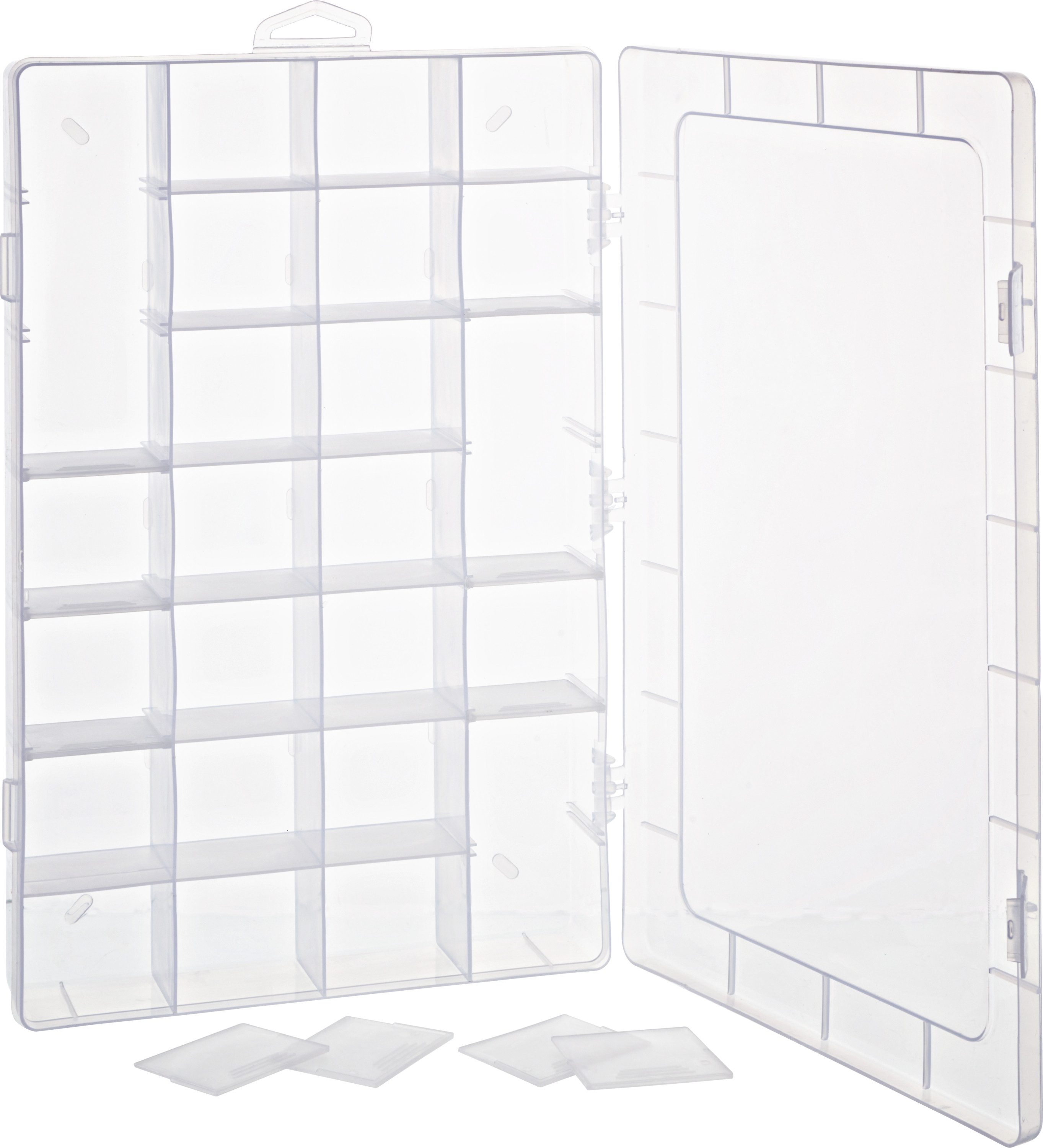 VBS Aufbewahrungsbox, mit 28 Fächer, 34,5 cm x 21,5 cm x 4,5 cm günstig online kaufen