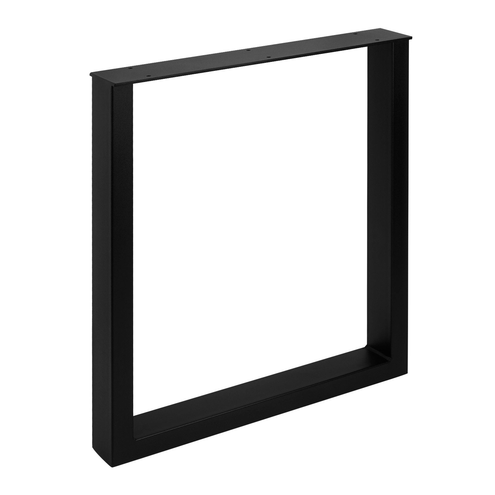 SO-TECH® Tischgestell TAB Stahl schwarz matt Profil 80 x 40 mm (1-St), bis Höhe: 720 mm und Tiefe: 800 mm Industriedesign
