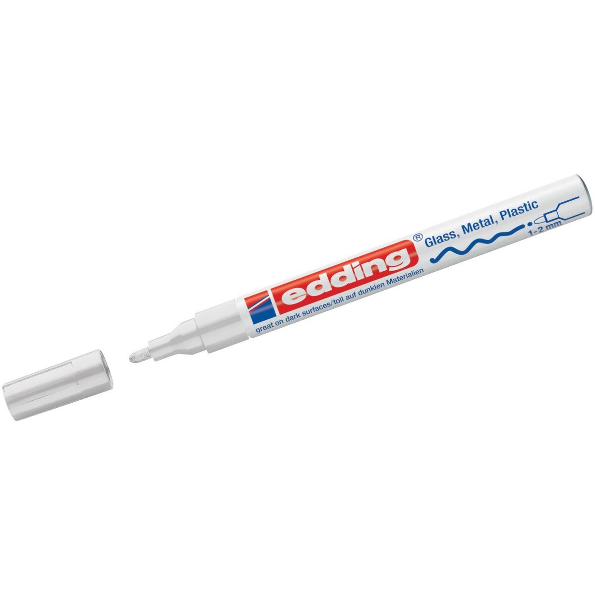 edding Permanentmarker Glanzlack-Marker edding 751 weiß