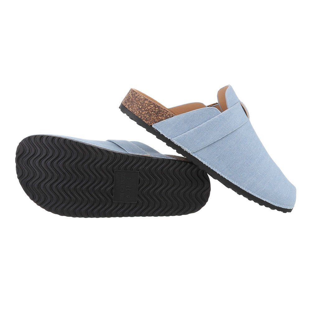 Ital-Design Damen Mules Freizeit Pantolette