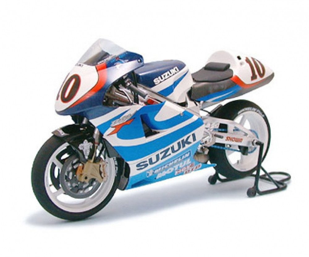 Tamiya Modellbausatz Tamiya Suzuki RGV Gamma XR89 #10 1999 Motorrad 1:12 Plastik Modellbau