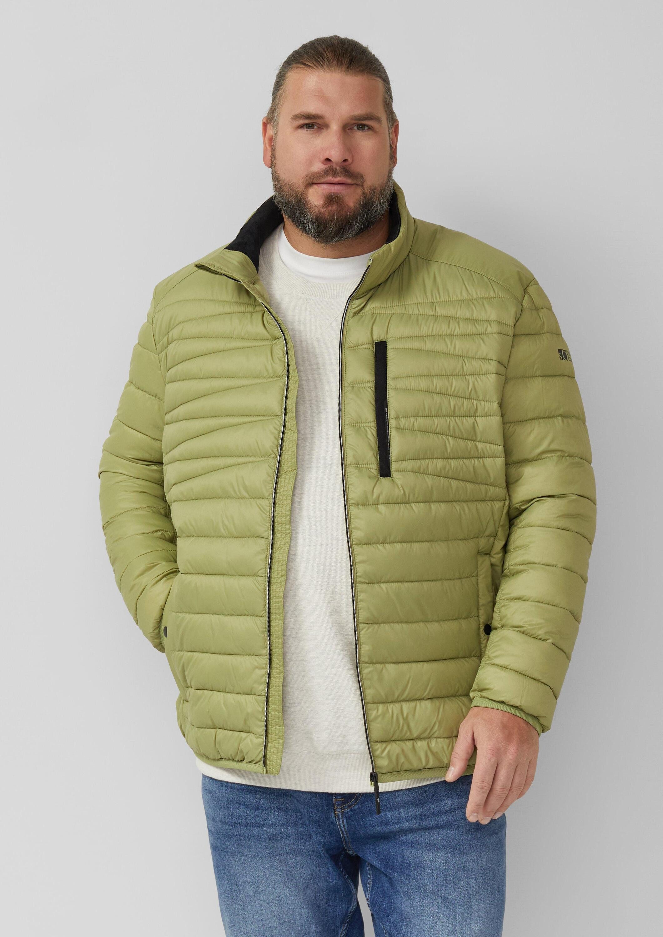 s.Oliver Funktionsjacke Outdoor-Jacke Sportive Steppjacke mit Stehkragen und Innentasche
