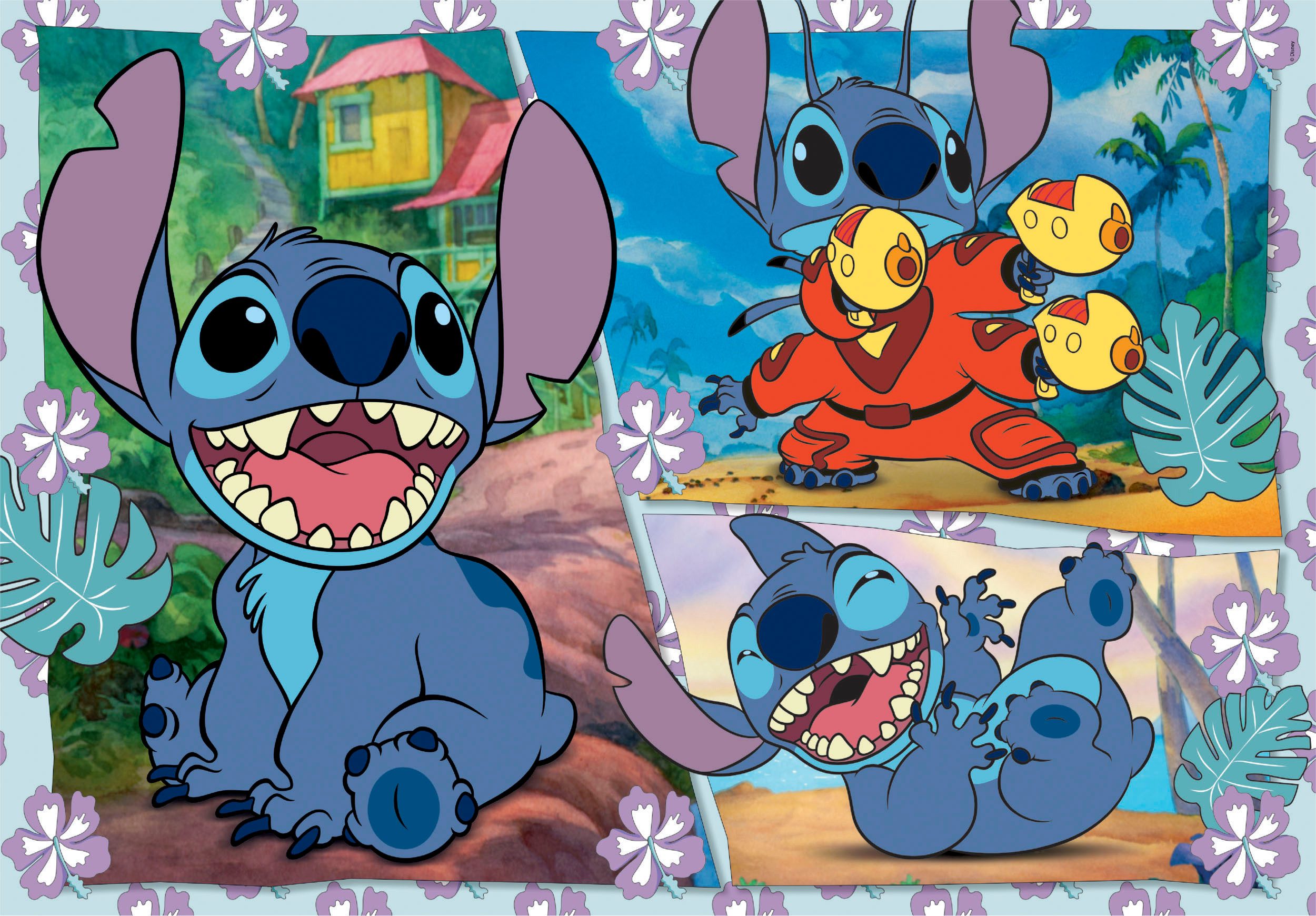 Clementoni® Puzzle Disney Stitch, Maxi, Supercolor, 104 Puzzleteile, Made i günstig online kaufen