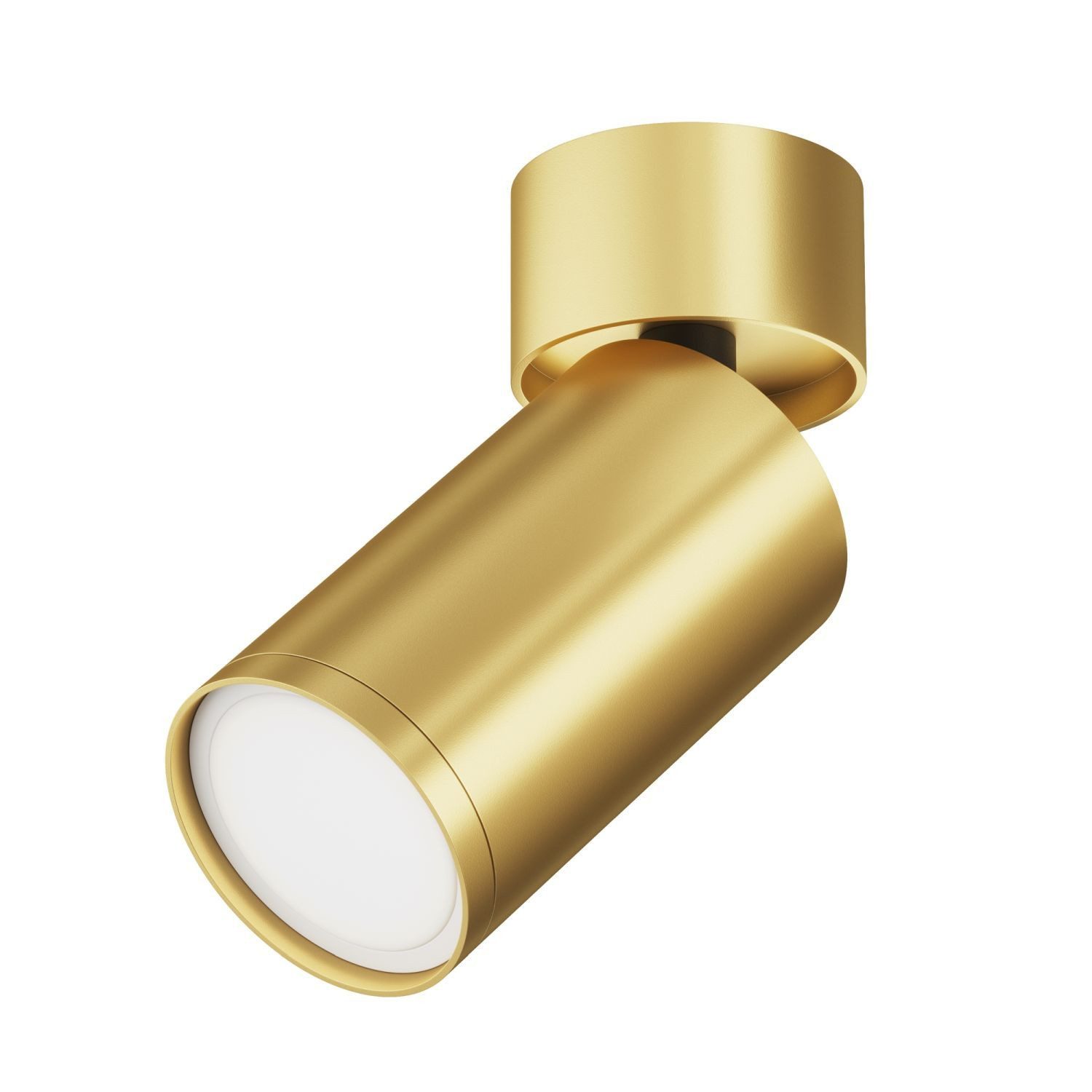 Licht-Erlebnisse Deckenstrahler GANO, ohne Leuchtmittel, Aluminium verstellbar 5,2 cm breit in Gold matt GU10