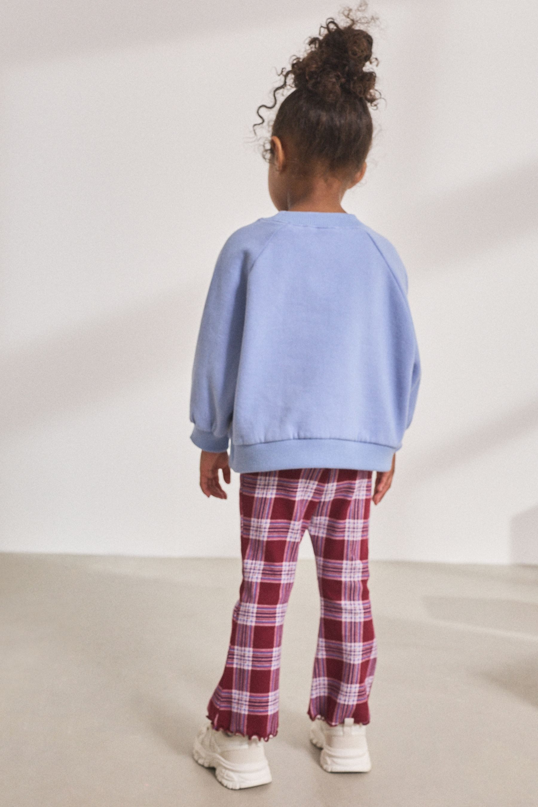 Next Leggings Gerippte Leggings mit ausgestelltem günstig online kaufen