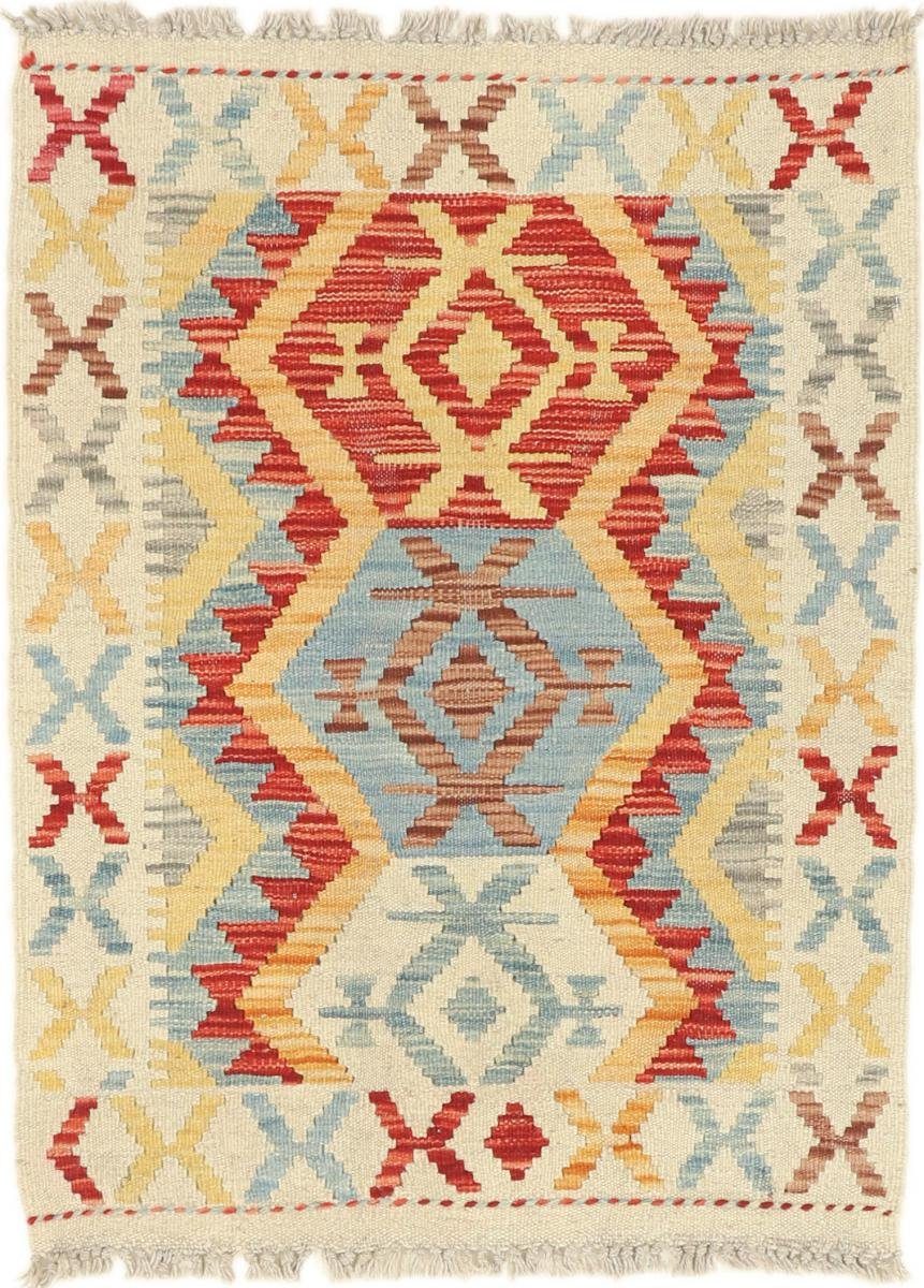 Orientteppich Kelim Afghan 66x88 Handgewebter Orientteppich, Nain Trading, rechteckig, Höhe: 3 mm