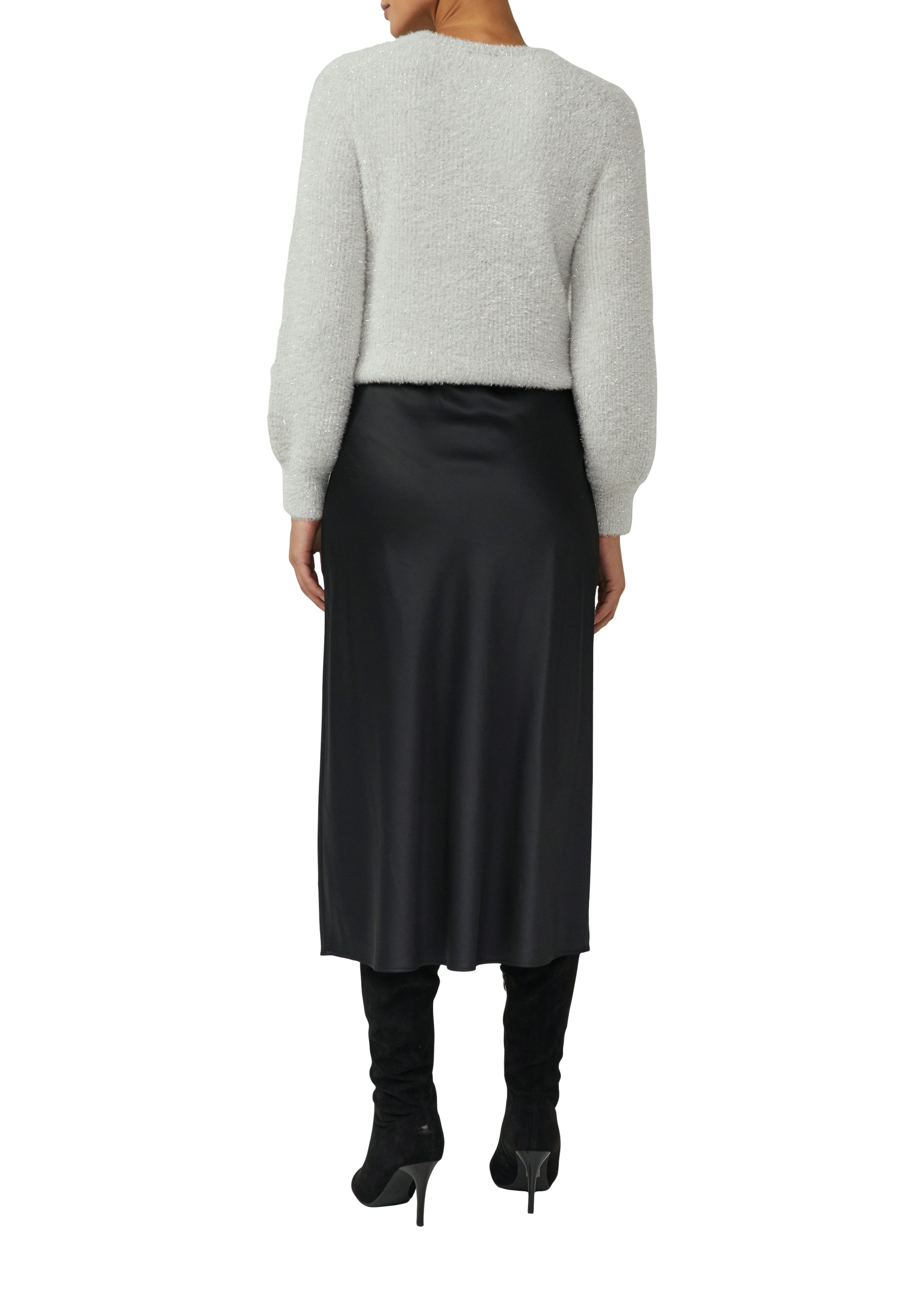 s.Oliver BLACK LABEL Strickpullover mit Rippbündchen