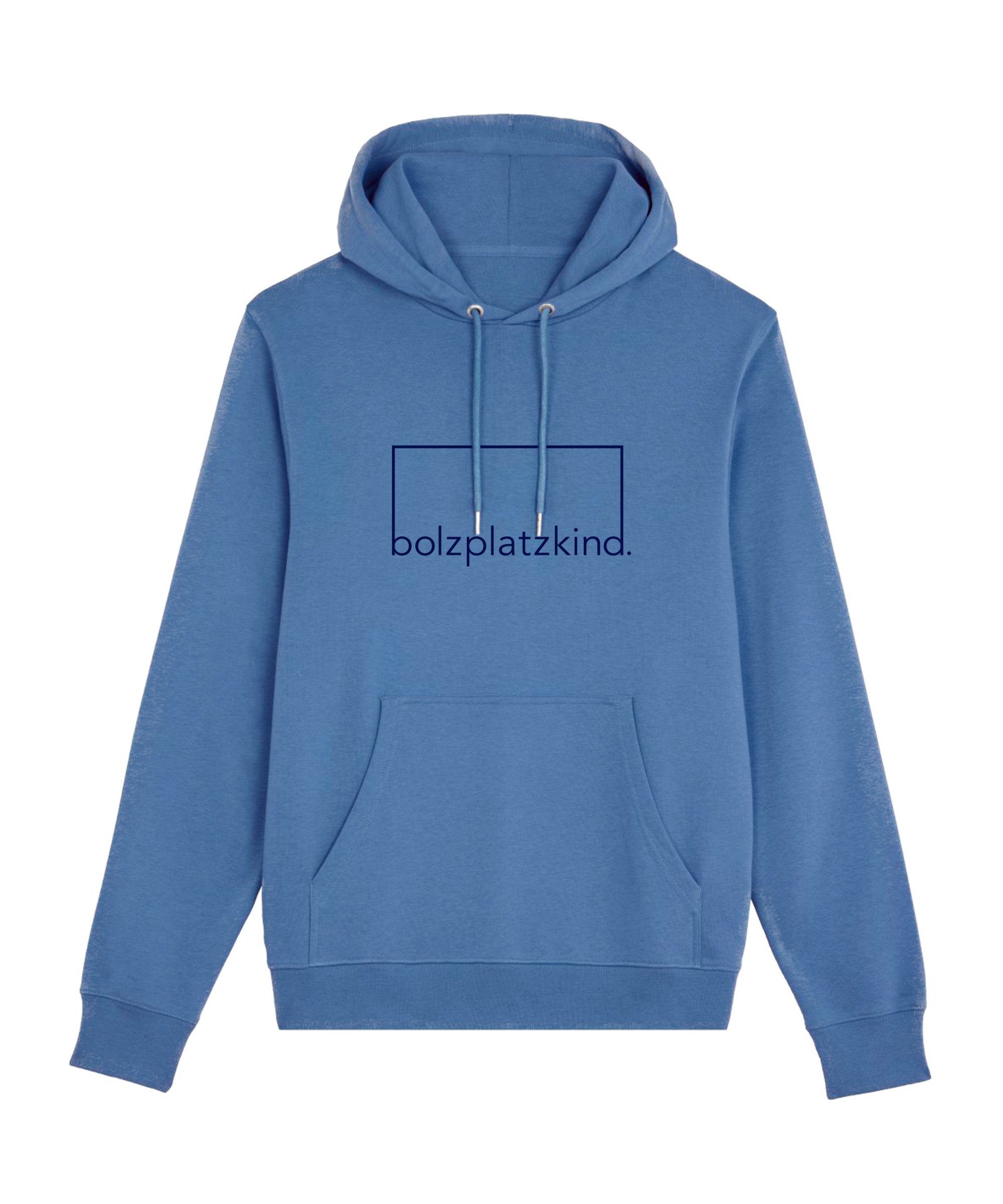 Hoody Sweatshirt "Selbstliebe" blau Bolzplatzkind