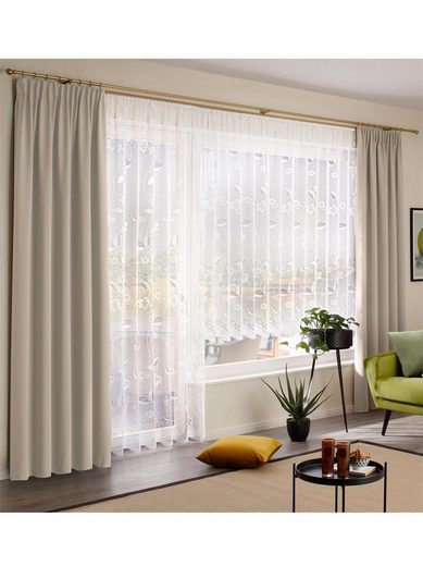 Gardine, Faltenband (1 Stück) online kaufen | OTTO