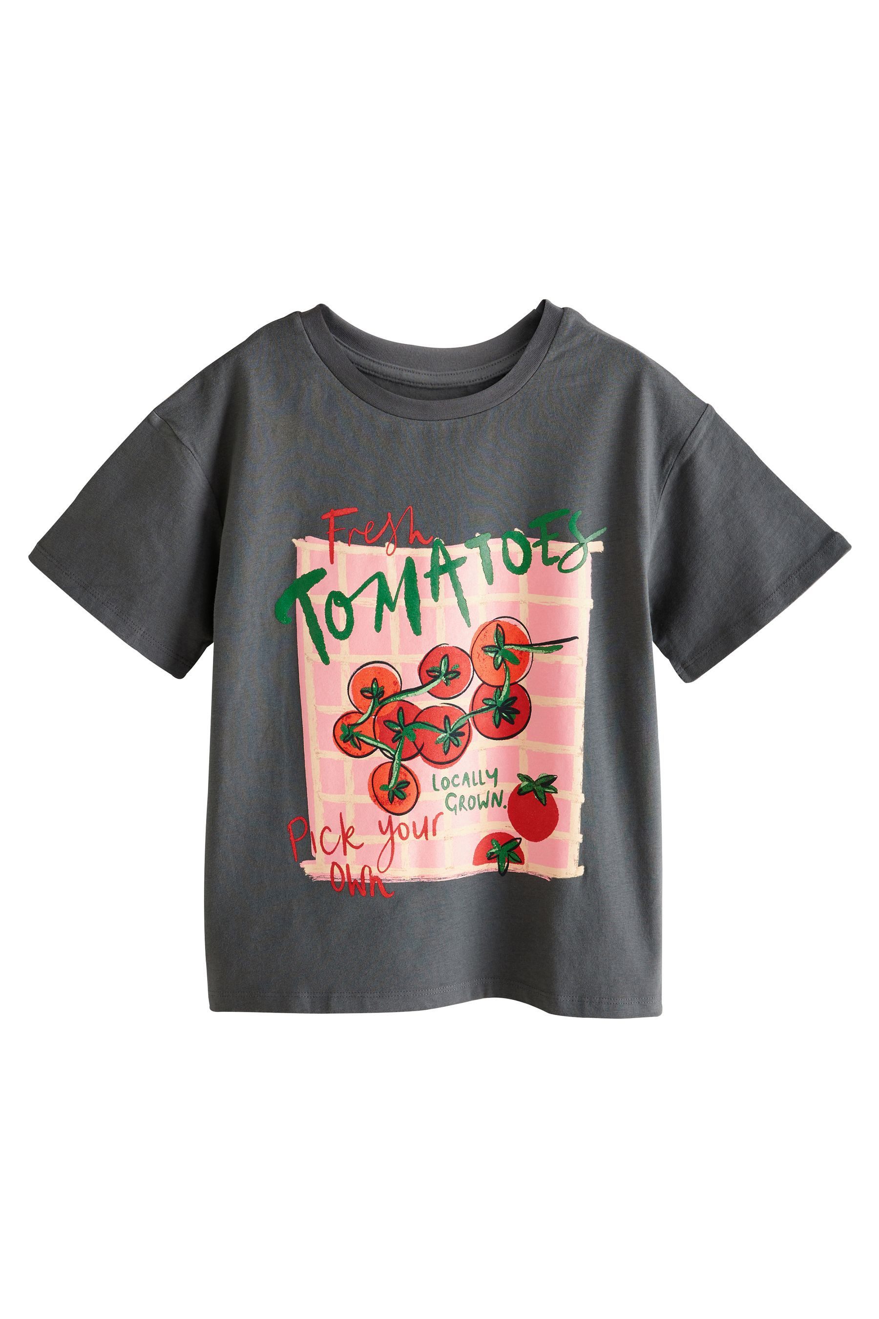 Next Oversize-Shirt Oversized T-Shirt mit Food-Grafik günstig online kaufen