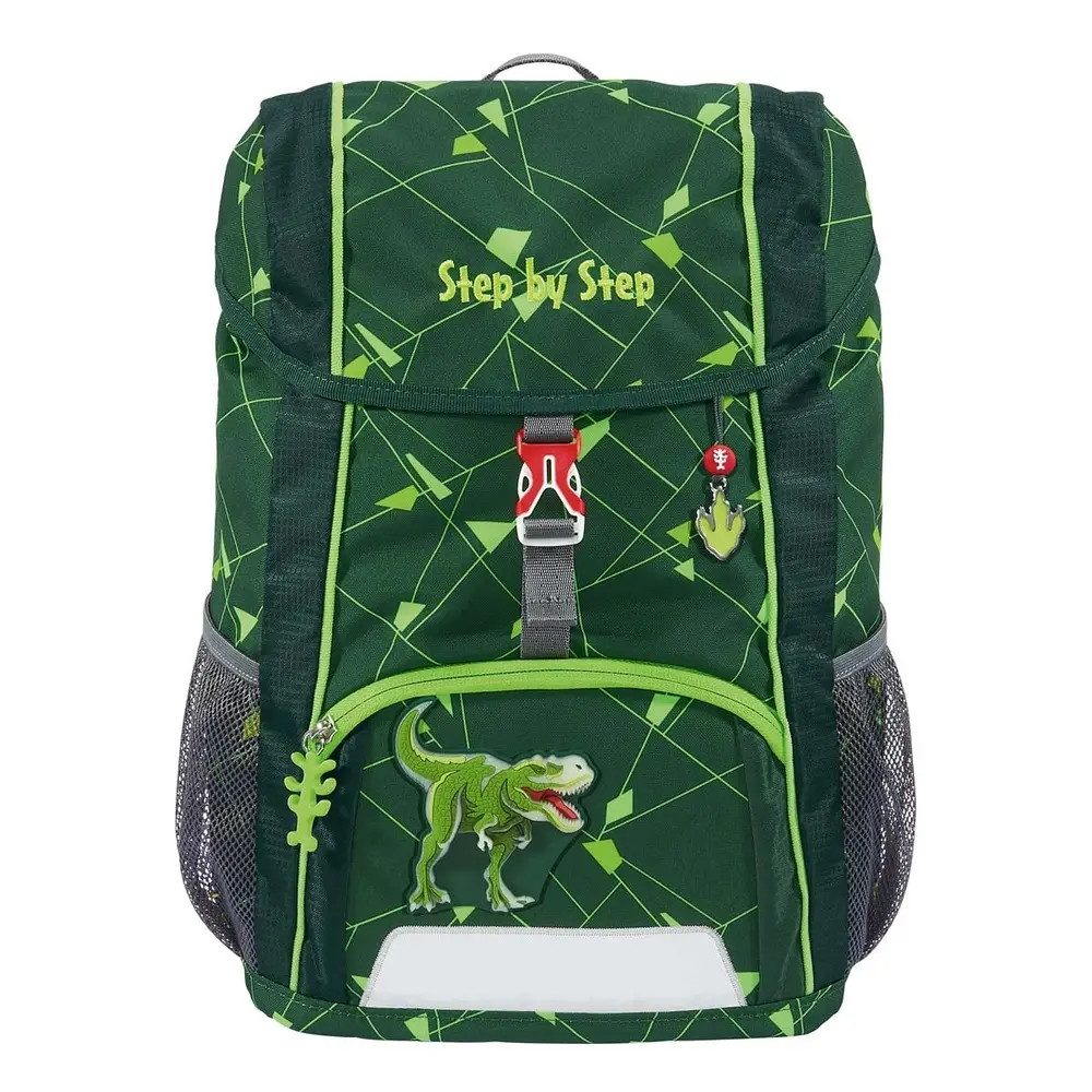 Kinderrucksack KID SHINE Rucksack-Set Dino Night Tyro, 3-teilig