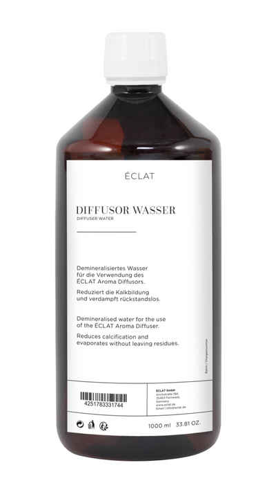 ÉCLAT Destilliertes Wasser ÉCLAT Aroma Diffuser destilliertes demineralisiertes Wasser - 1 Liter, 1000 ml, 1 St.