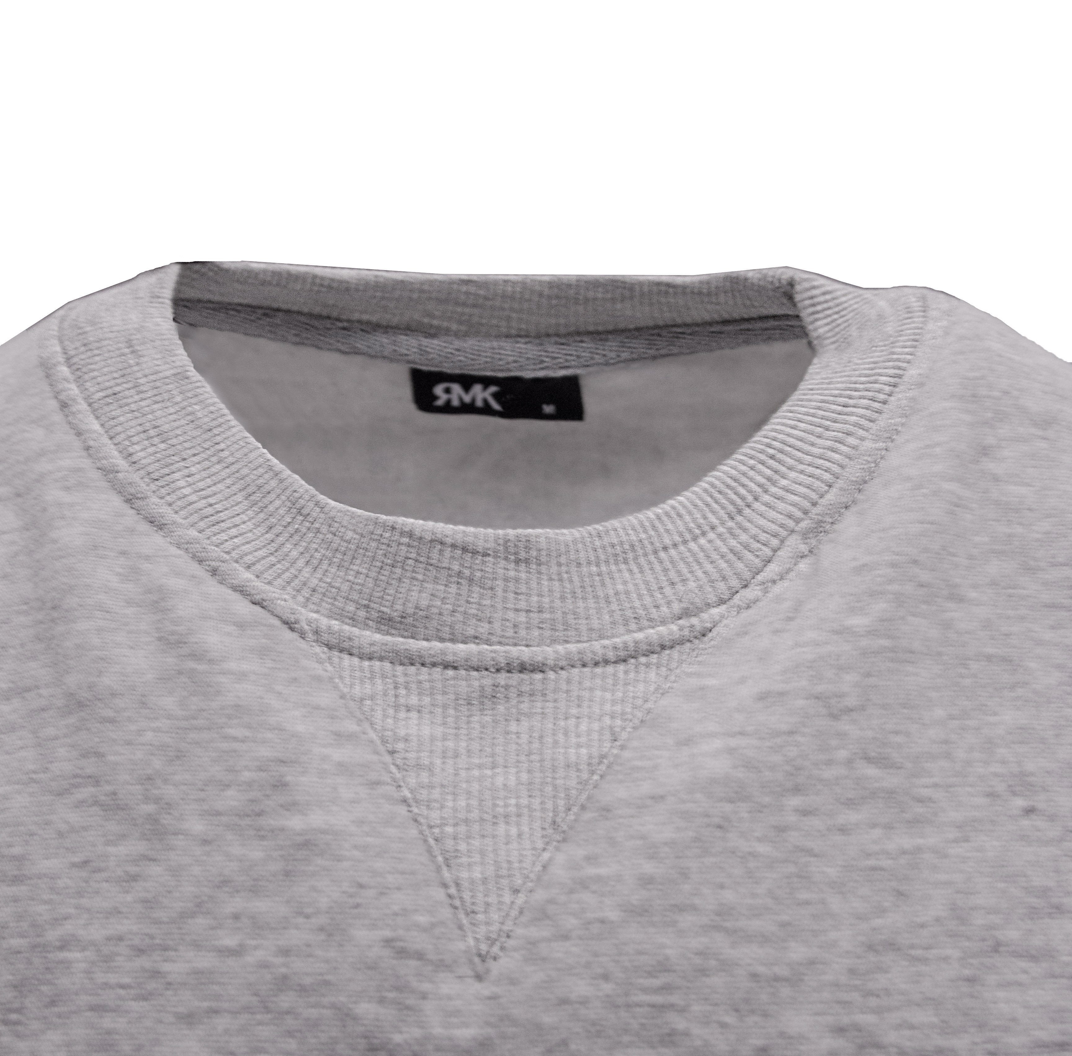 RMK Rundhalspullover Herren Pullover Langarmshirt Basic Uni Sweatshirt Pull günstig online kaufen