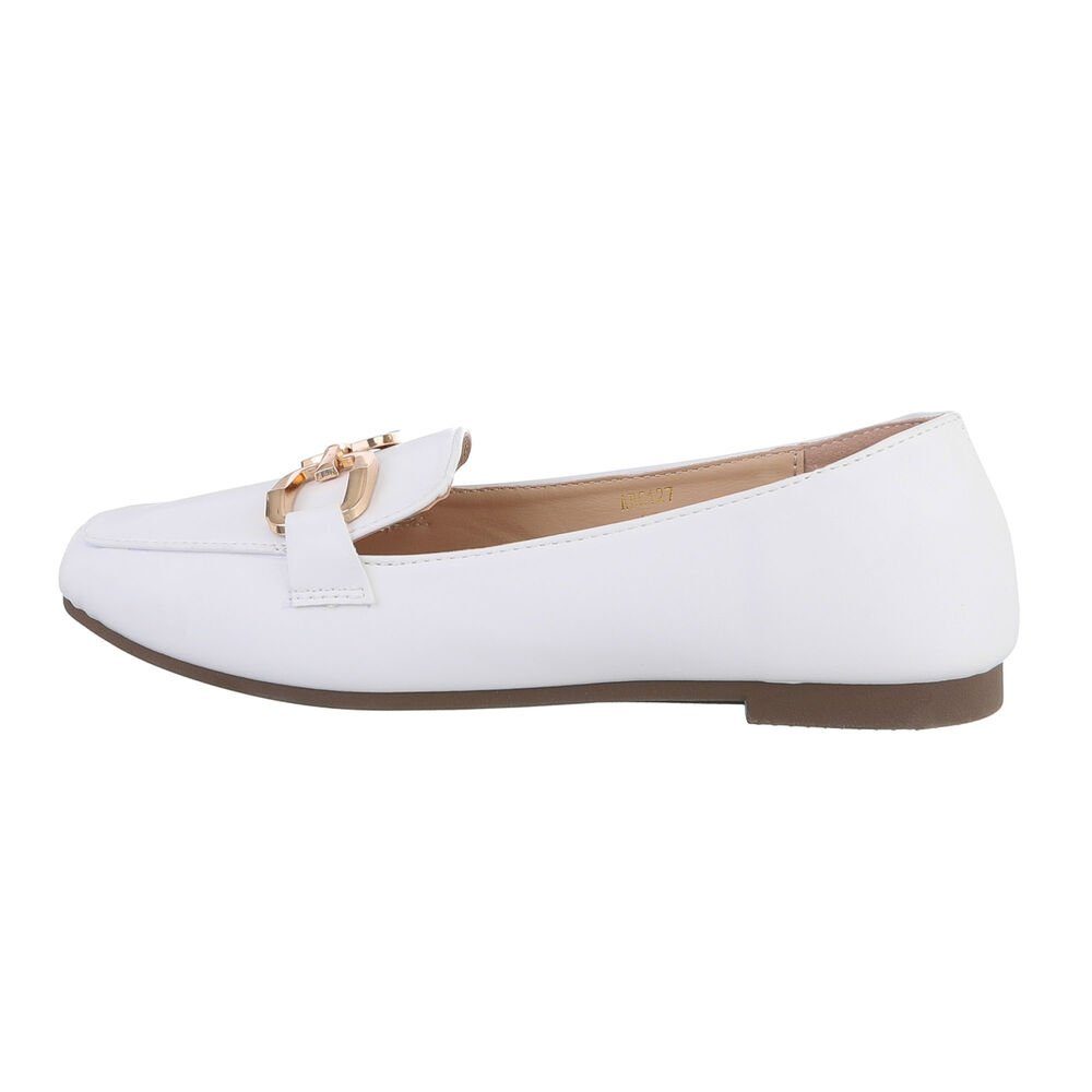 Ital-Design Damen Mokassins Freizeit Slipper (79359305) Blockabsatz Mokassi günstig online kaufen