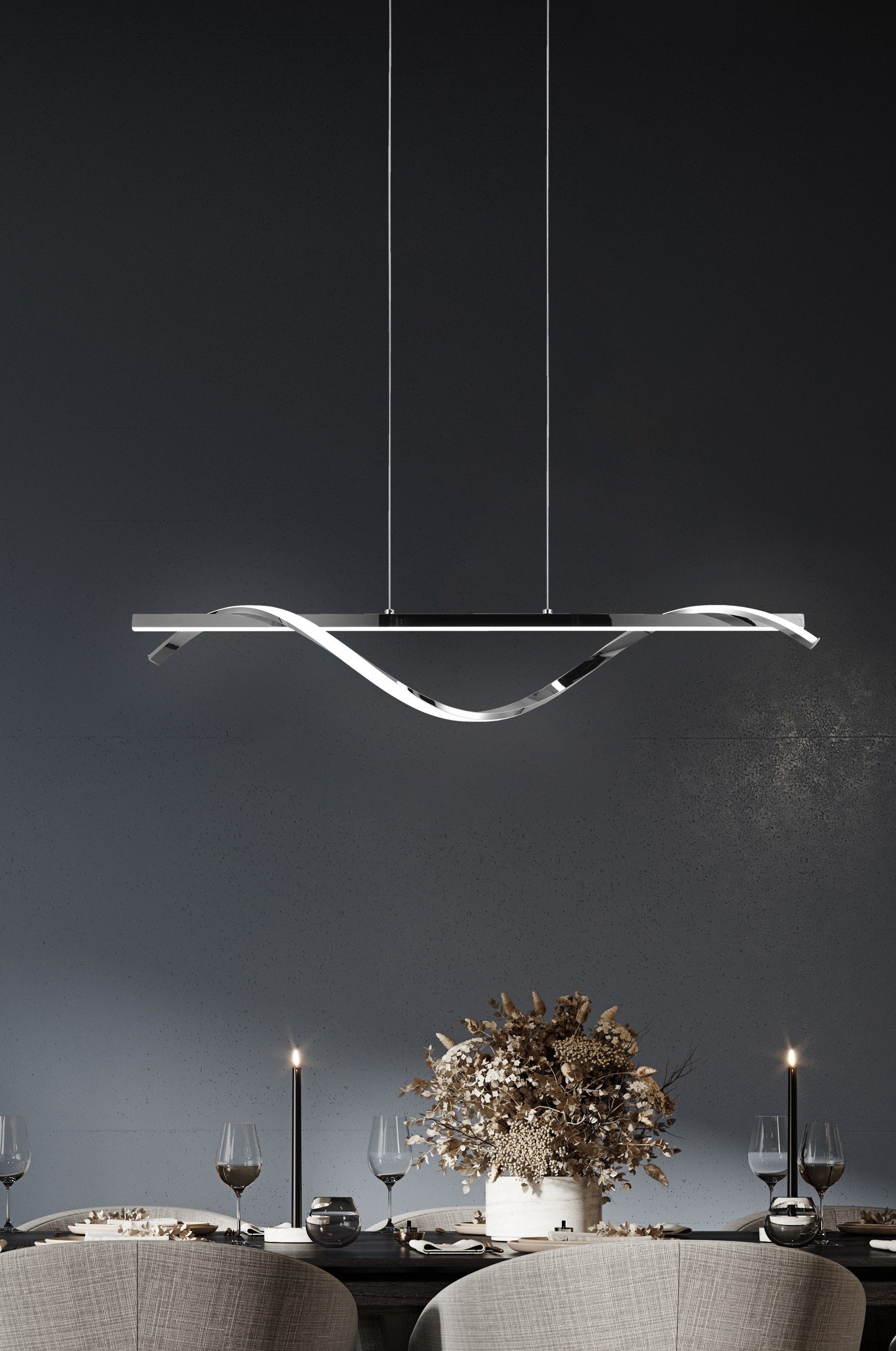 Reality Leuchten LED Pendelleuchte ISABEL, Hängelampe günstig online kaufen