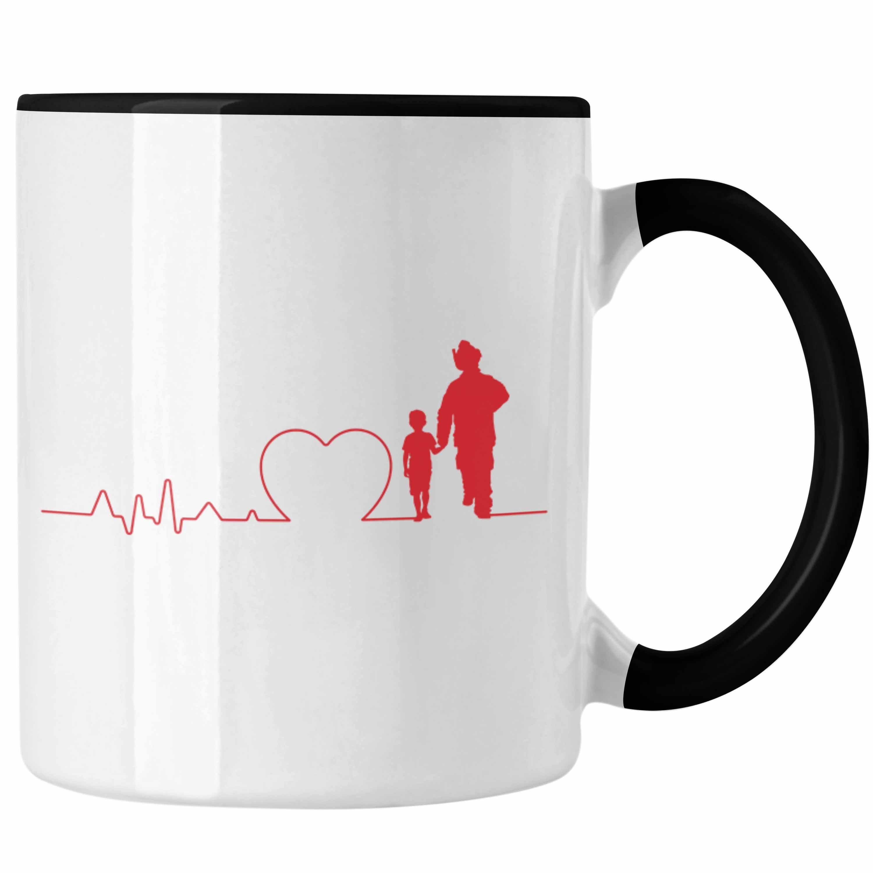 Trendation Tasse Trendation - Feuerwehr Tasse Geschenk für Feuerwehrmann Geburtstag Män