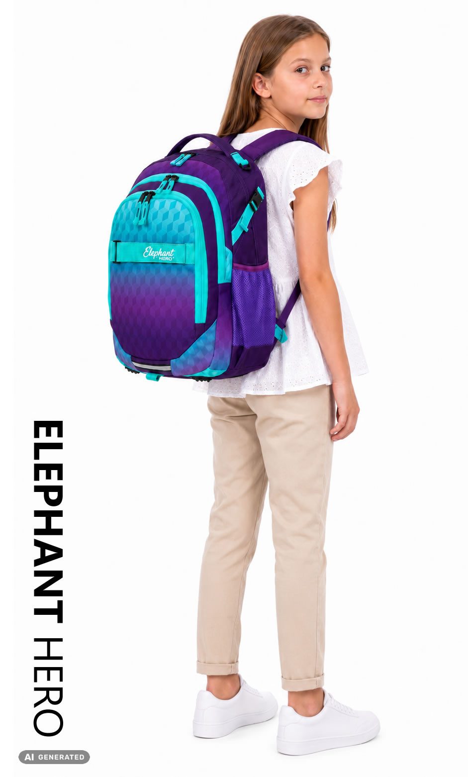 ELEPHANT Schulrucksack Hero Signature Schultasche, Rucksack, Schulmappe