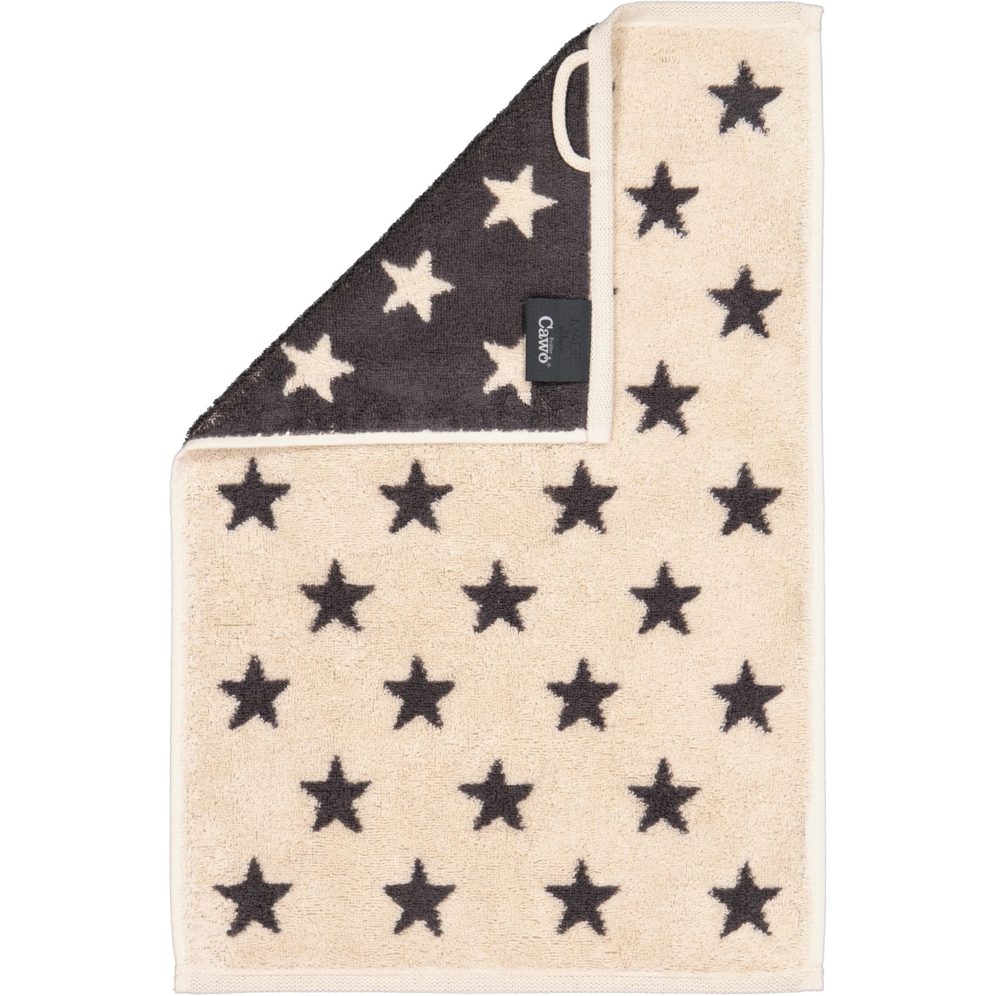 Cawö Handtücher NEW STARS Sterne klein 6261, 100% Baumwolle (1-St)