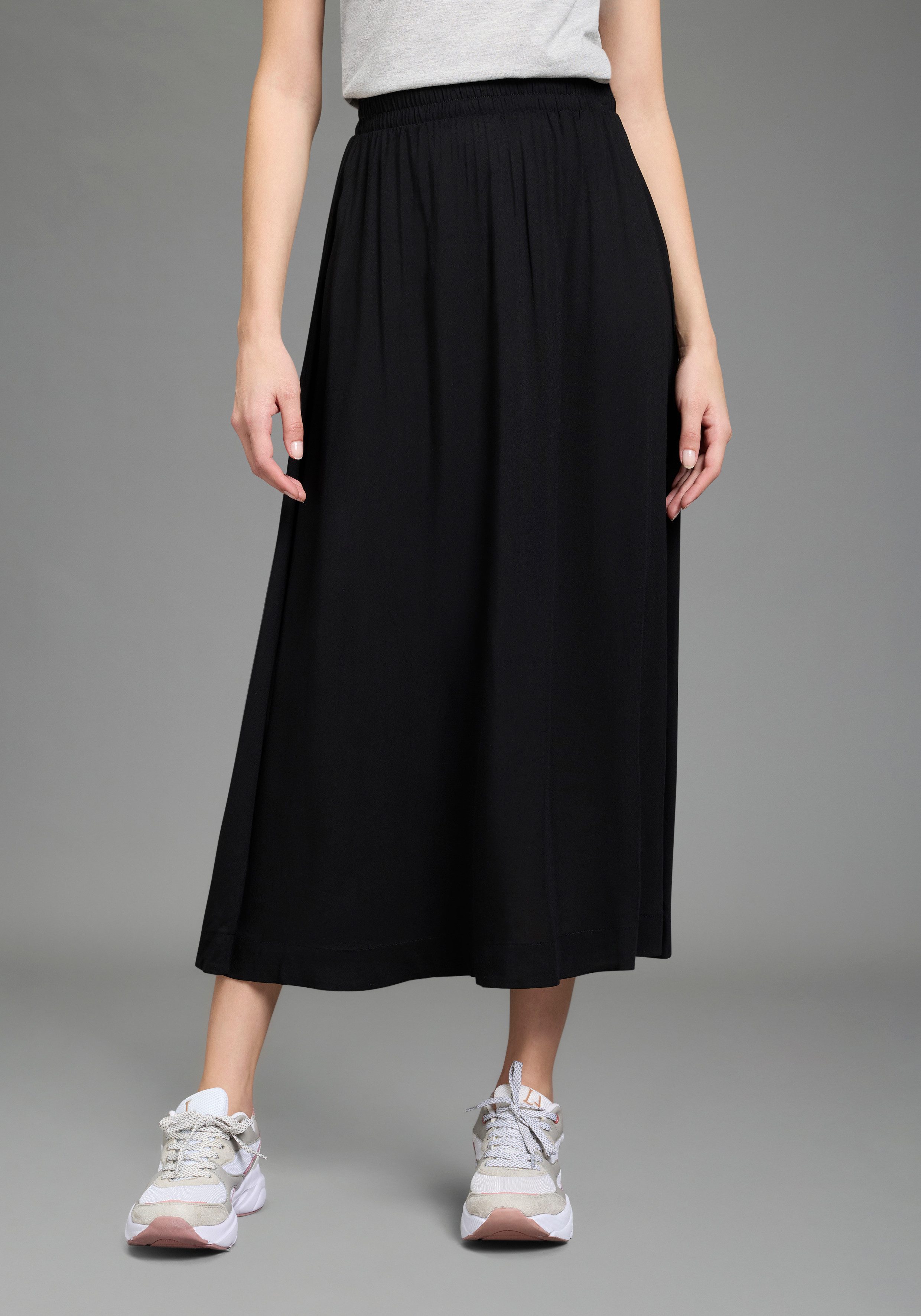 Laura Scott Maxirock mit bequemem Komfortbund und Gummizug