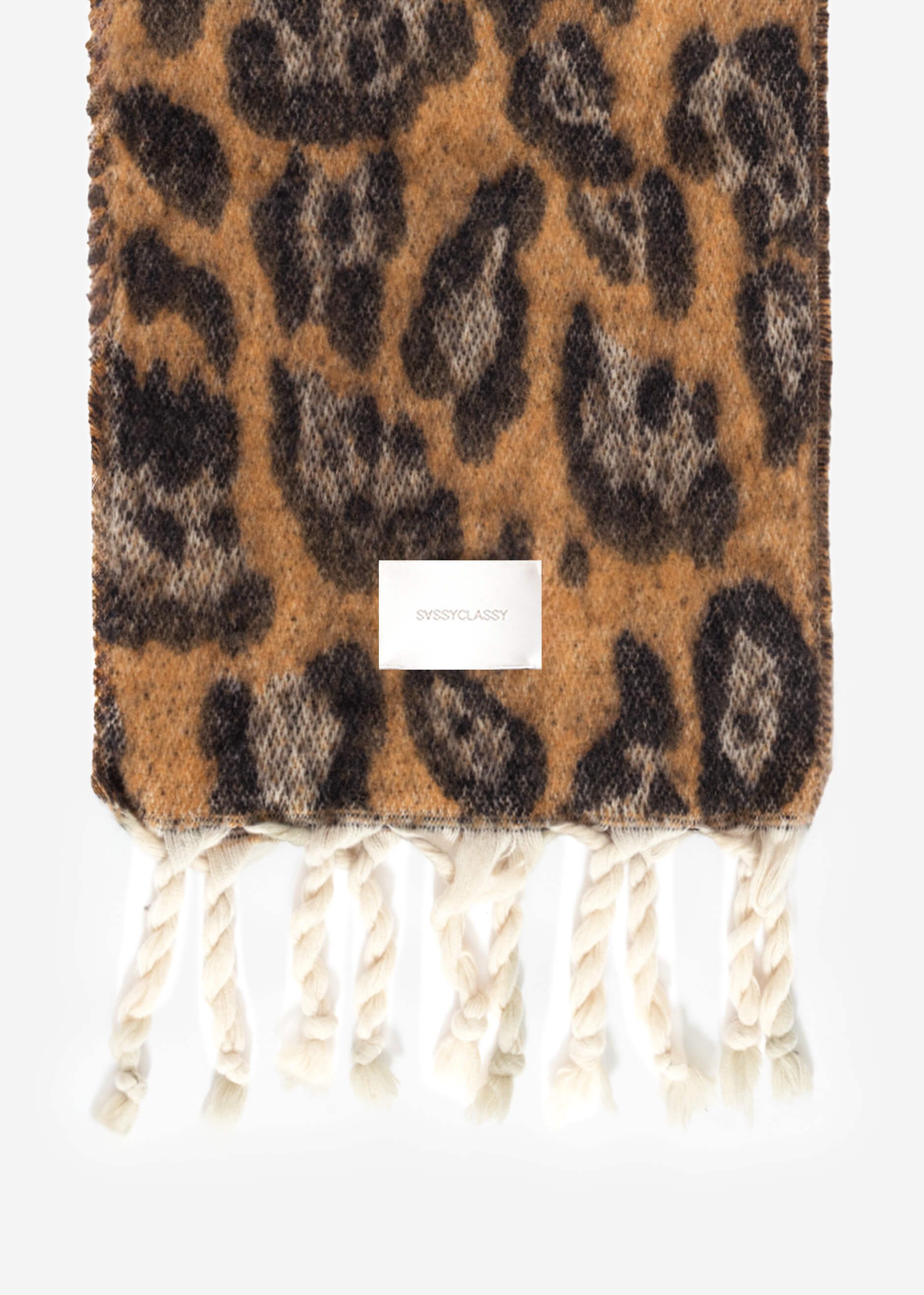 SASSYCLASSY Schal Schal Damen mit Leo-Print günstig online kaufen