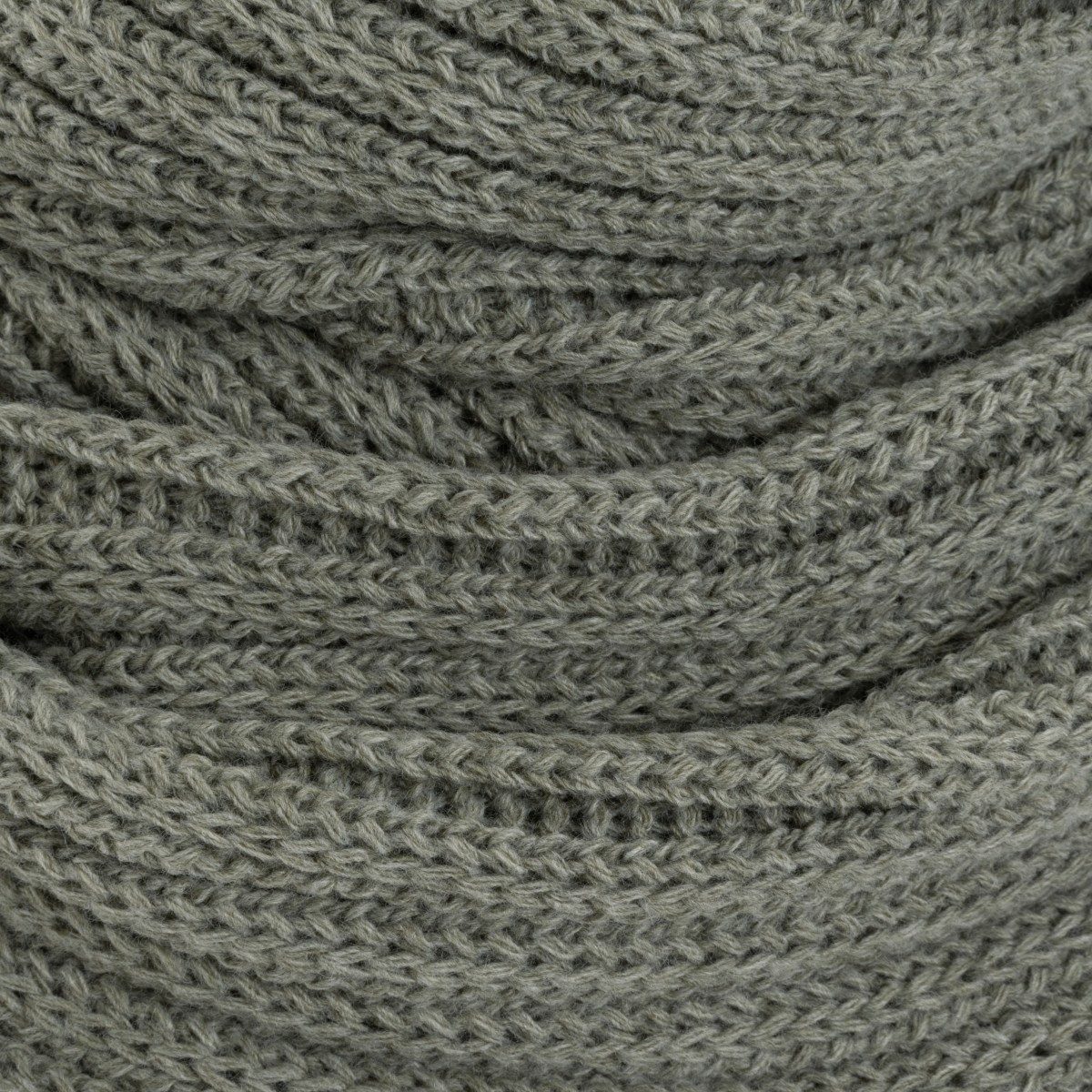 Knit Factory Strickschal Nica Loop Schal Urban Green One Size Gestreift, (Set, 1-St. Spar-Set), Schal Damen Herren set loop tücher schals winter Strick Mode herbst