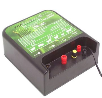 Apex Elektrowerkzeug-Set Elektrozaun Weidezaungerät 250 LED 12V 2,5 Joule 12000V Solar Weidezaun 56391