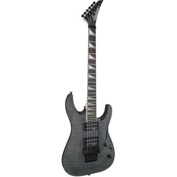 Jackson E-Gitarre, E-Gitarren, ST-Modelle, JS32Q Dinky DKA Transparent Black - E-Gitarre