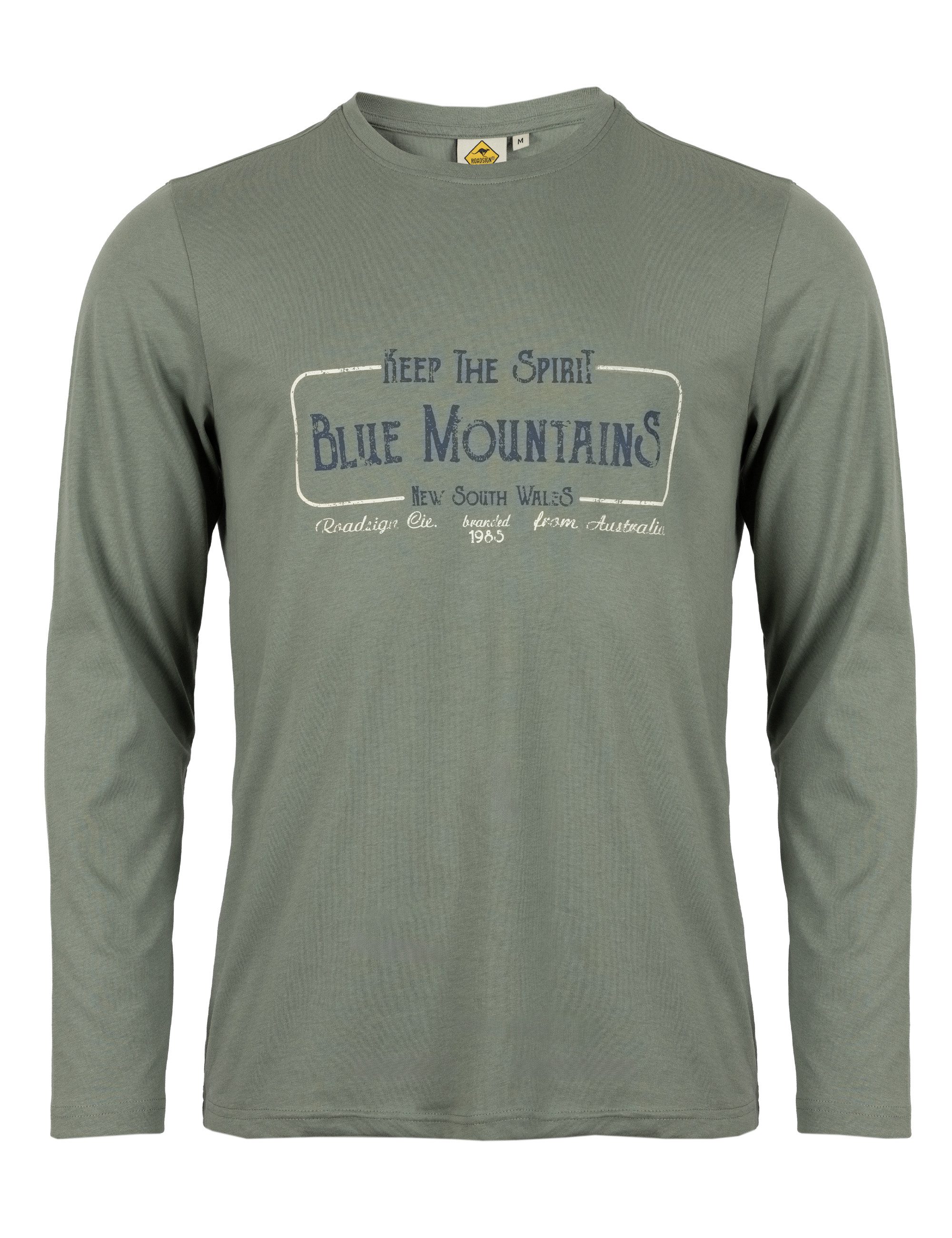 ROADSIGN australia Langarmshirt Wander Spirit (1, 1-tlg., 1) Printshirt für lässige Herbstmomente