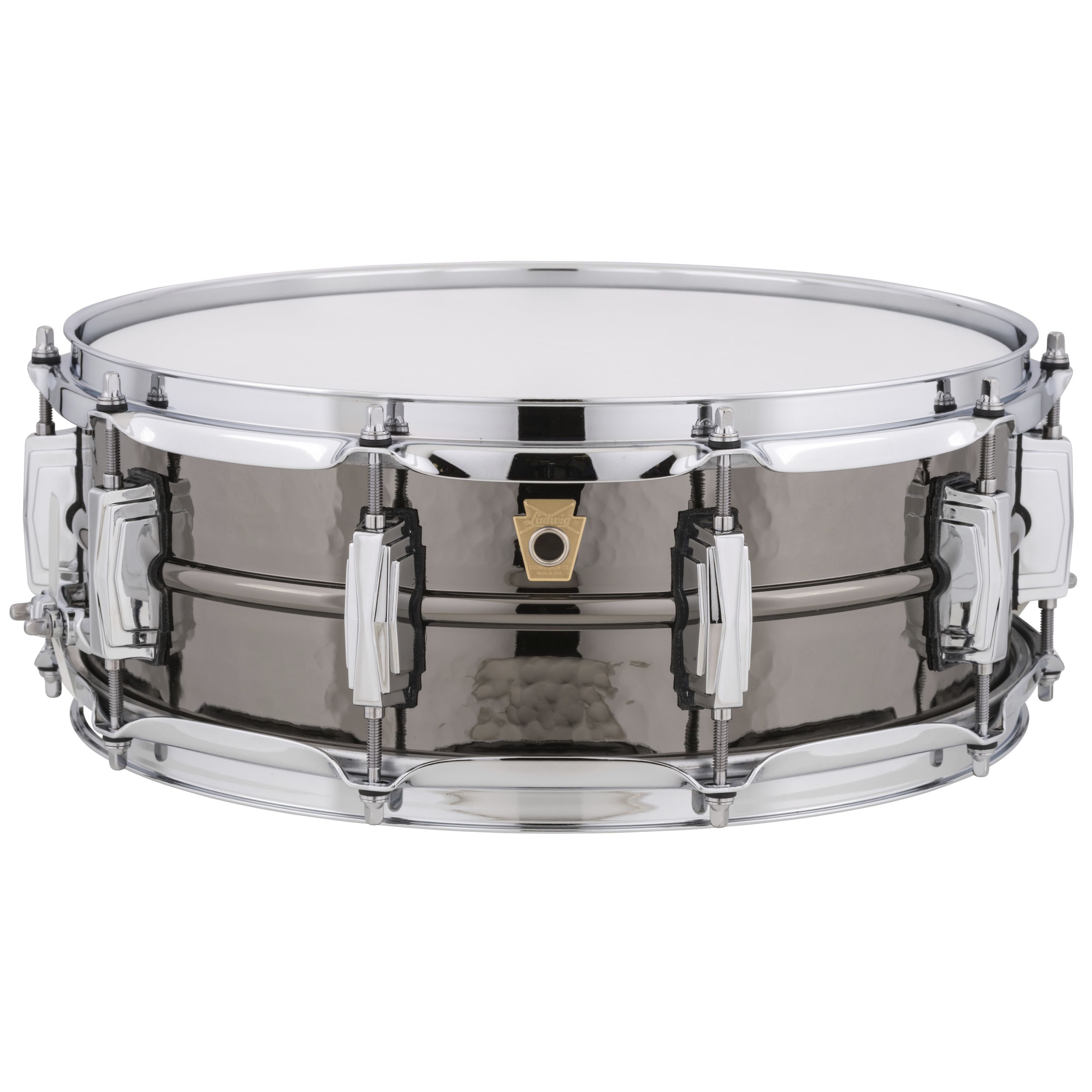 Ludwig Snare Drum, Schlagzeuge, Snare Drums, Black Beauty Snare LB416K, 14"x5", Hammered - Snare Drum