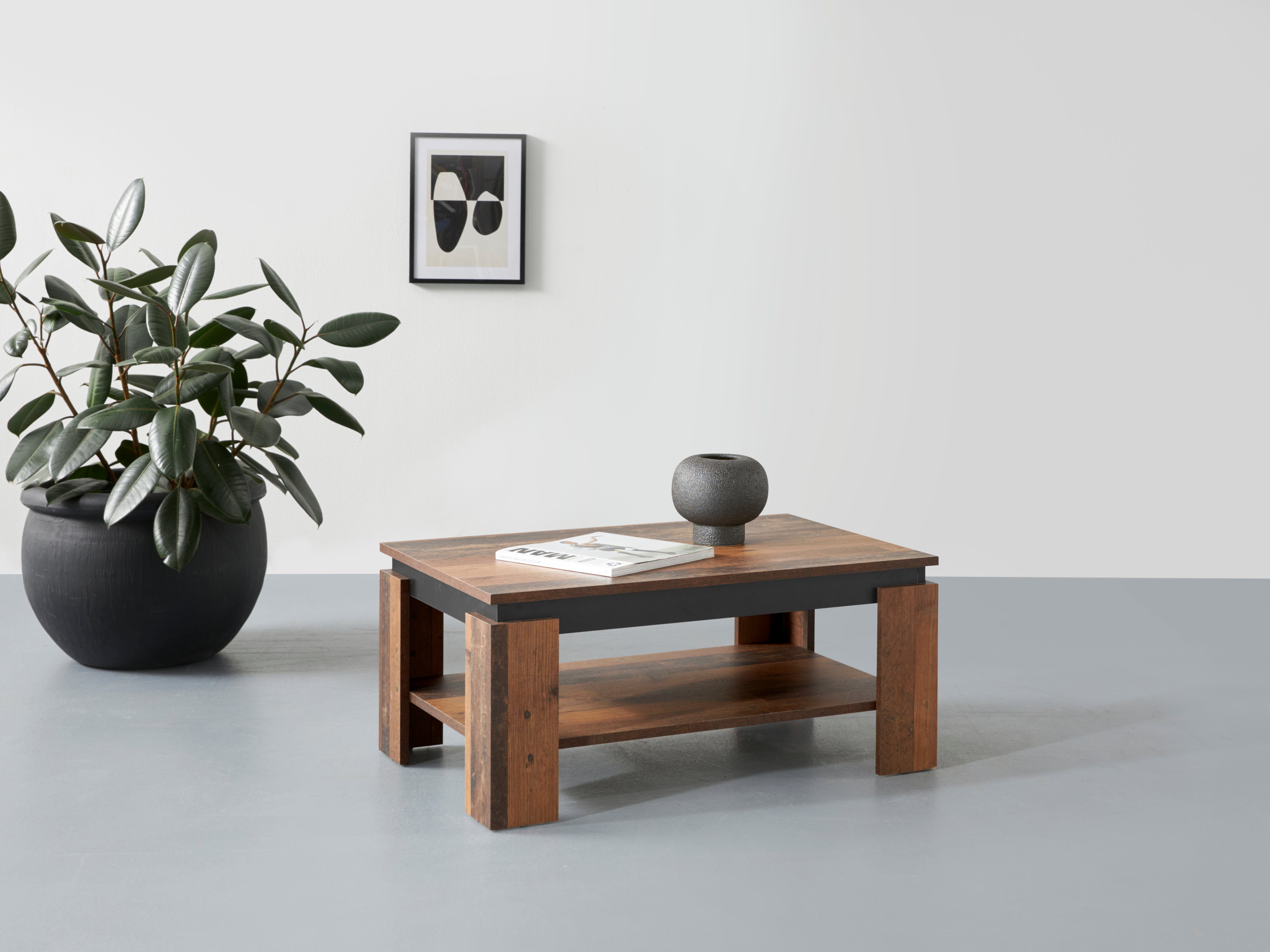 HELA Couchtisch TIM, mit Ablageboden, quadratisch oder rechteckig günstig online kaufen