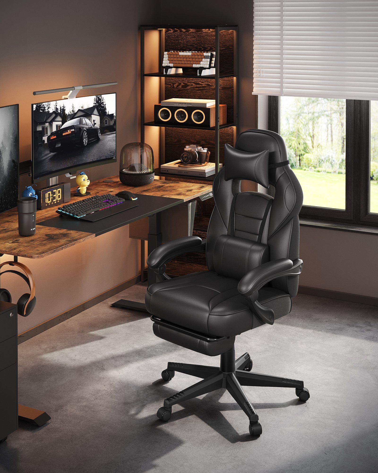 SONGMICS Gaming-Stuhl, ergonomischer Bürostuhl, Home-Office günstig online kaufen