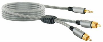 COFI 1453 3,5 mm Cinch Aux Adapterkabel 1,0m, Klinkenstecker 2x Cinch Stecker Audio- & Video-Kabel
