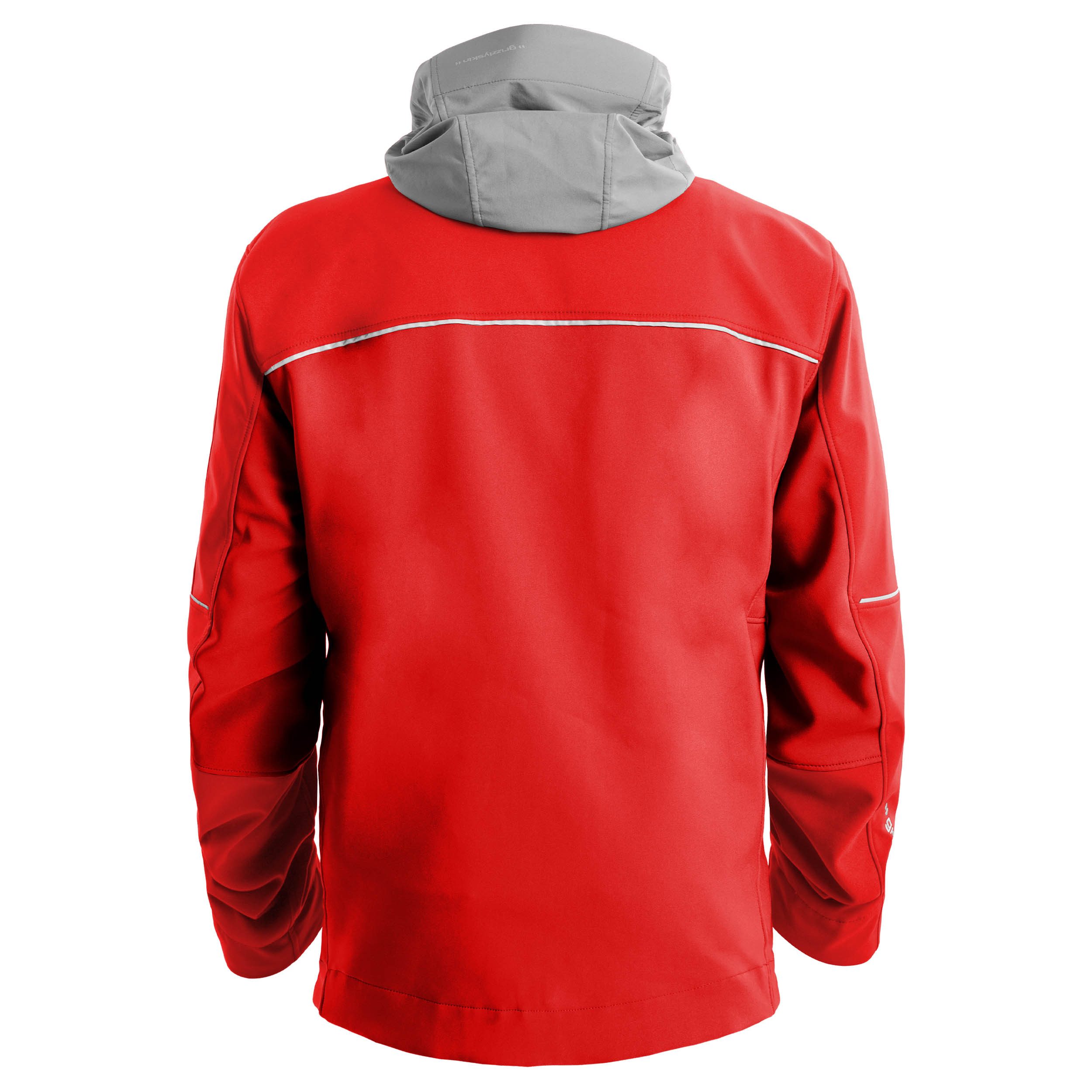 Qualitex Workwear Softshelljacke Atmungsaktive Regenjacke, wasserfeste Softshelljacke, Übergangsjacke (1-St) All-Wetter-Jacke für Herren & Damen, im Bundle mit Kapuze erhältlich