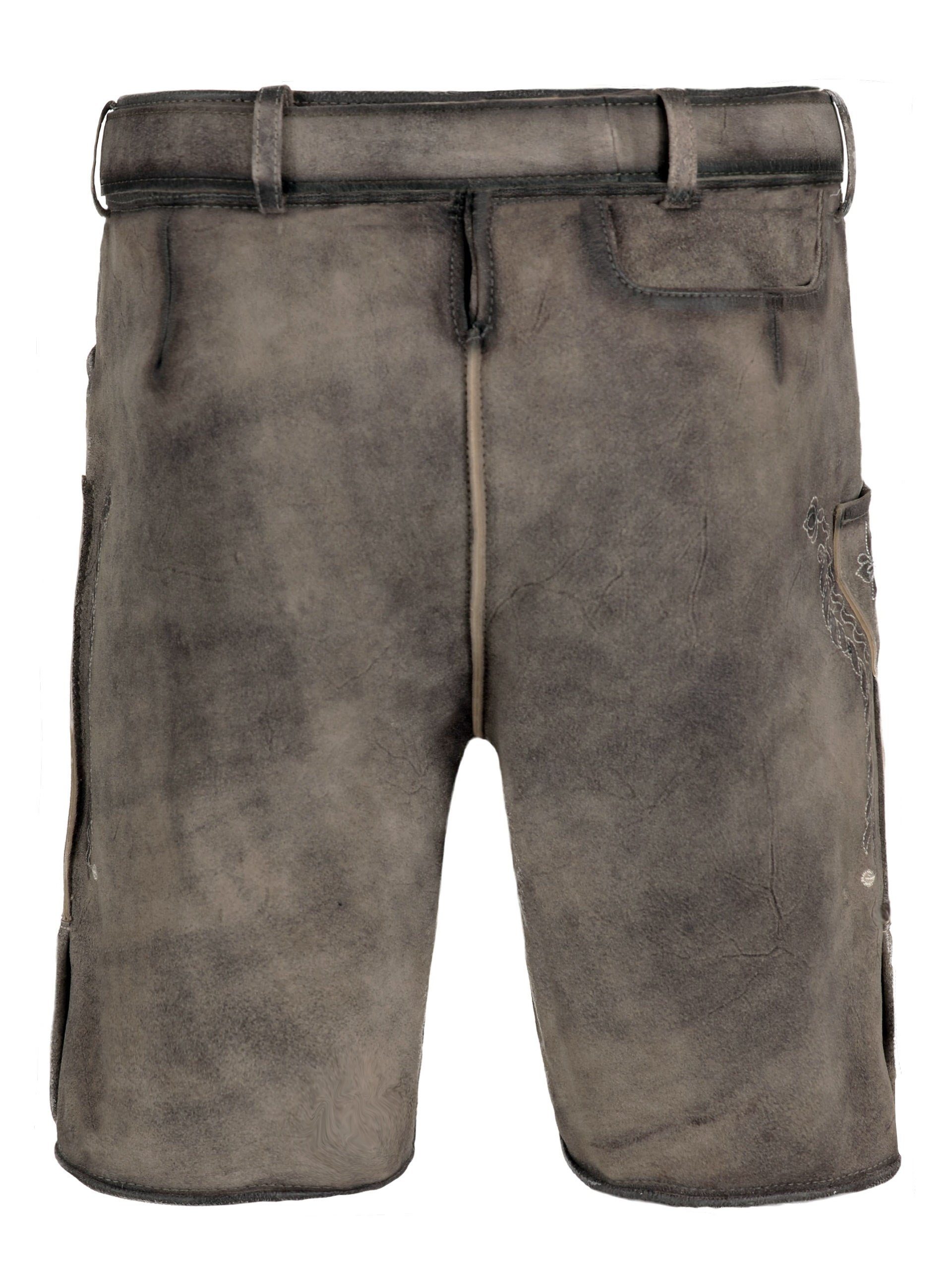 FUCHS Trachtenlederhose Lederhose kurz Danilo hellbraun günstig online kaufen