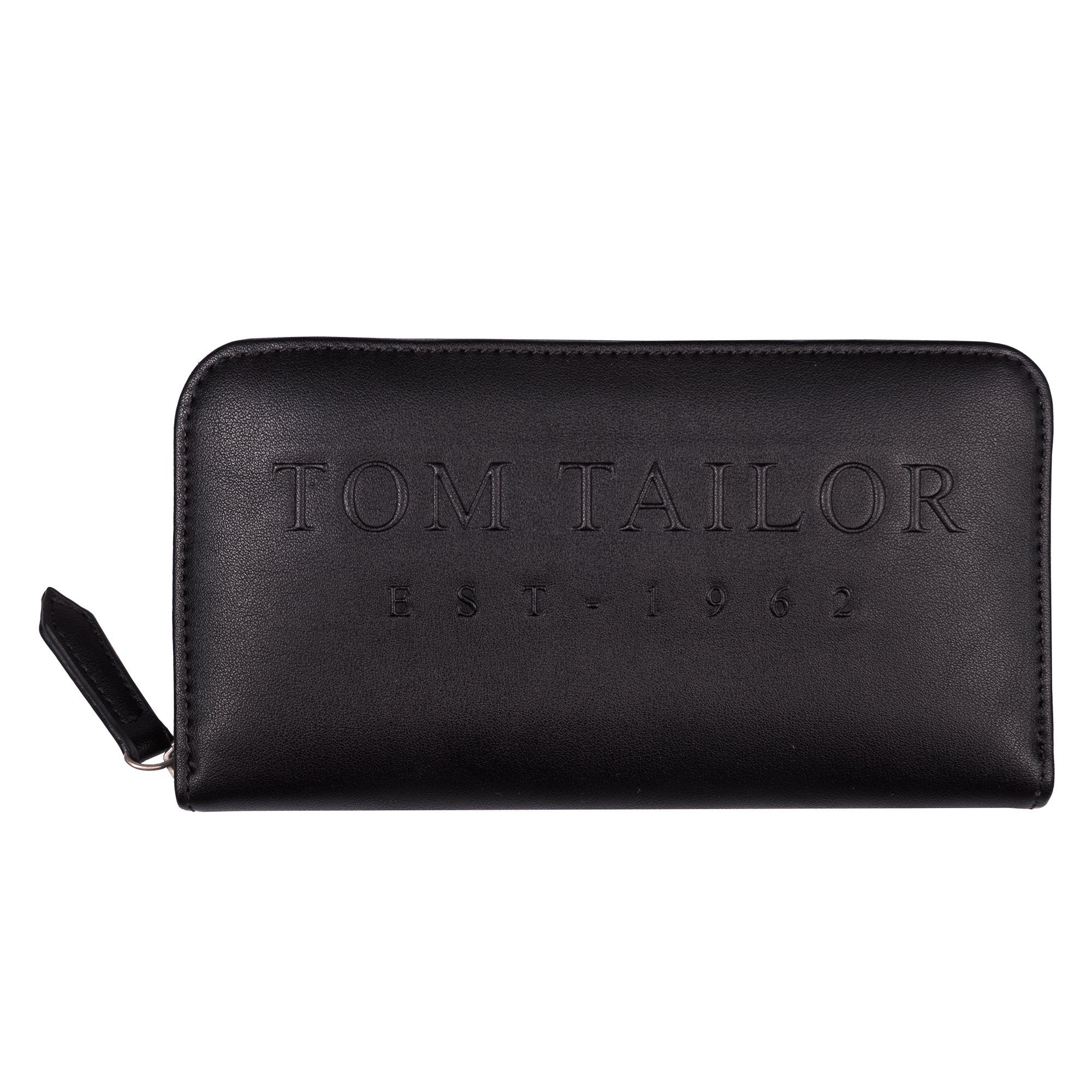 TOM TAILOR Geldbörse Teresa Long zip wallet schwarz | Geldbörsen