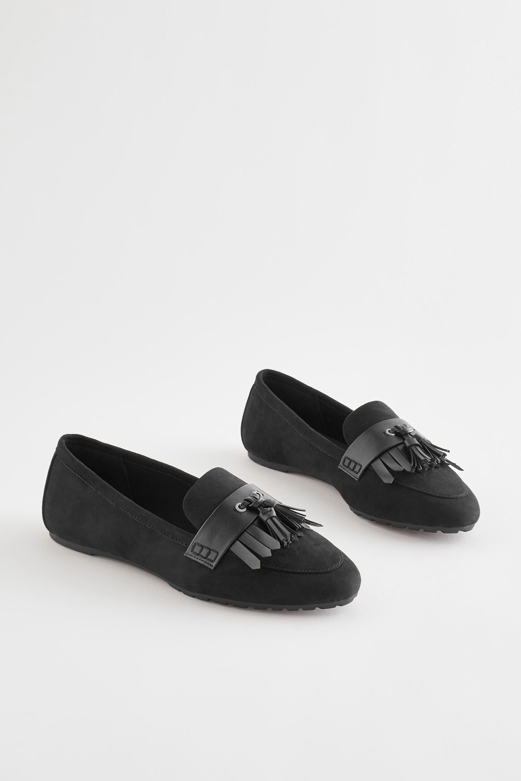 (1-tlg) Tasselloafer Next Comfort® Loafer Black Profilsohle Forever mit