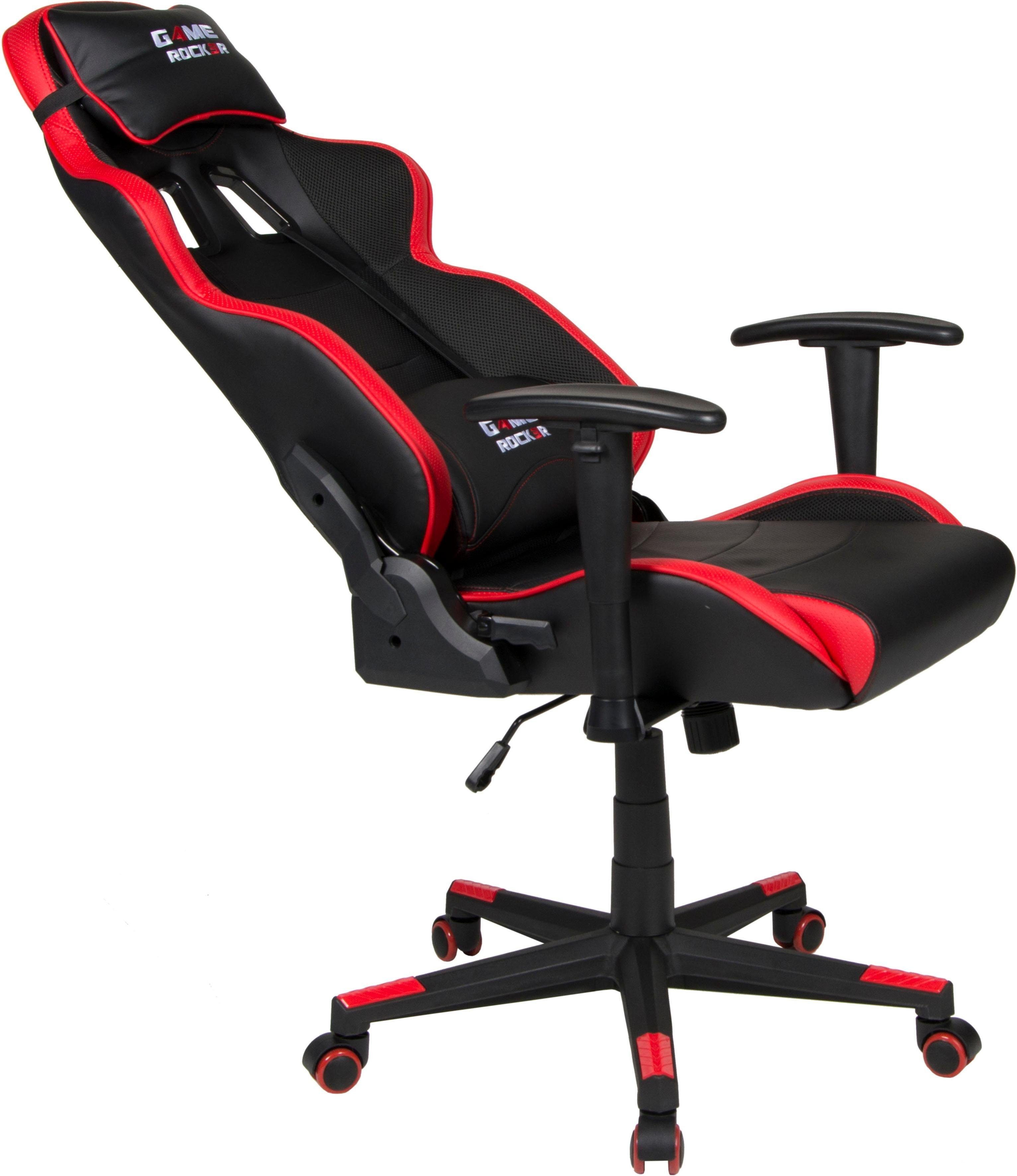 Duo Collection Gaming-Stuhl G-10 schwarz/rot schwarz/rot Game-Rocker 