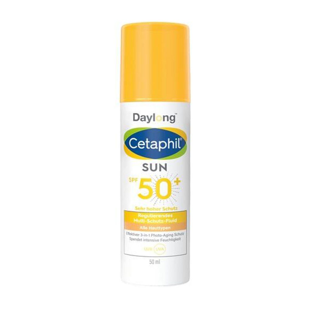 Sonnenschutzcreme CETAPHIL Sun Daylong SPF 50+ reg.MS-Fluid Gesicht, 50 ml