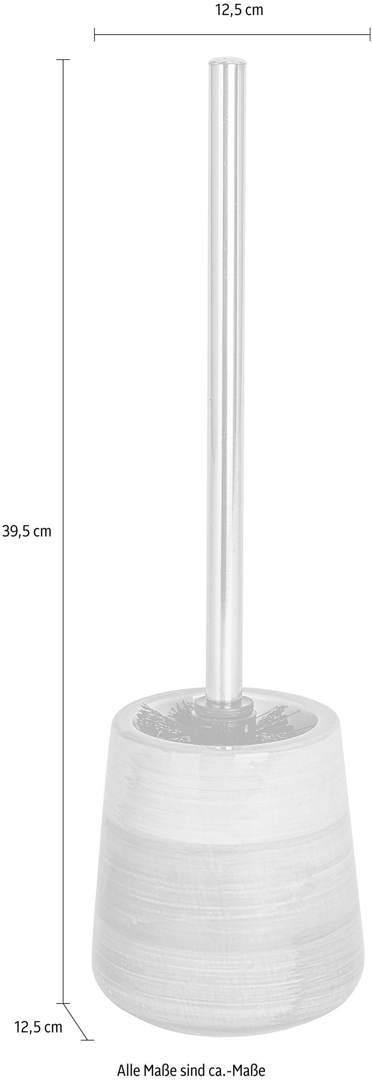 WENKO WC-Garnitur Pottery, Bürstenkopf-Durchmesser 7,5 cm günstig online kaufen