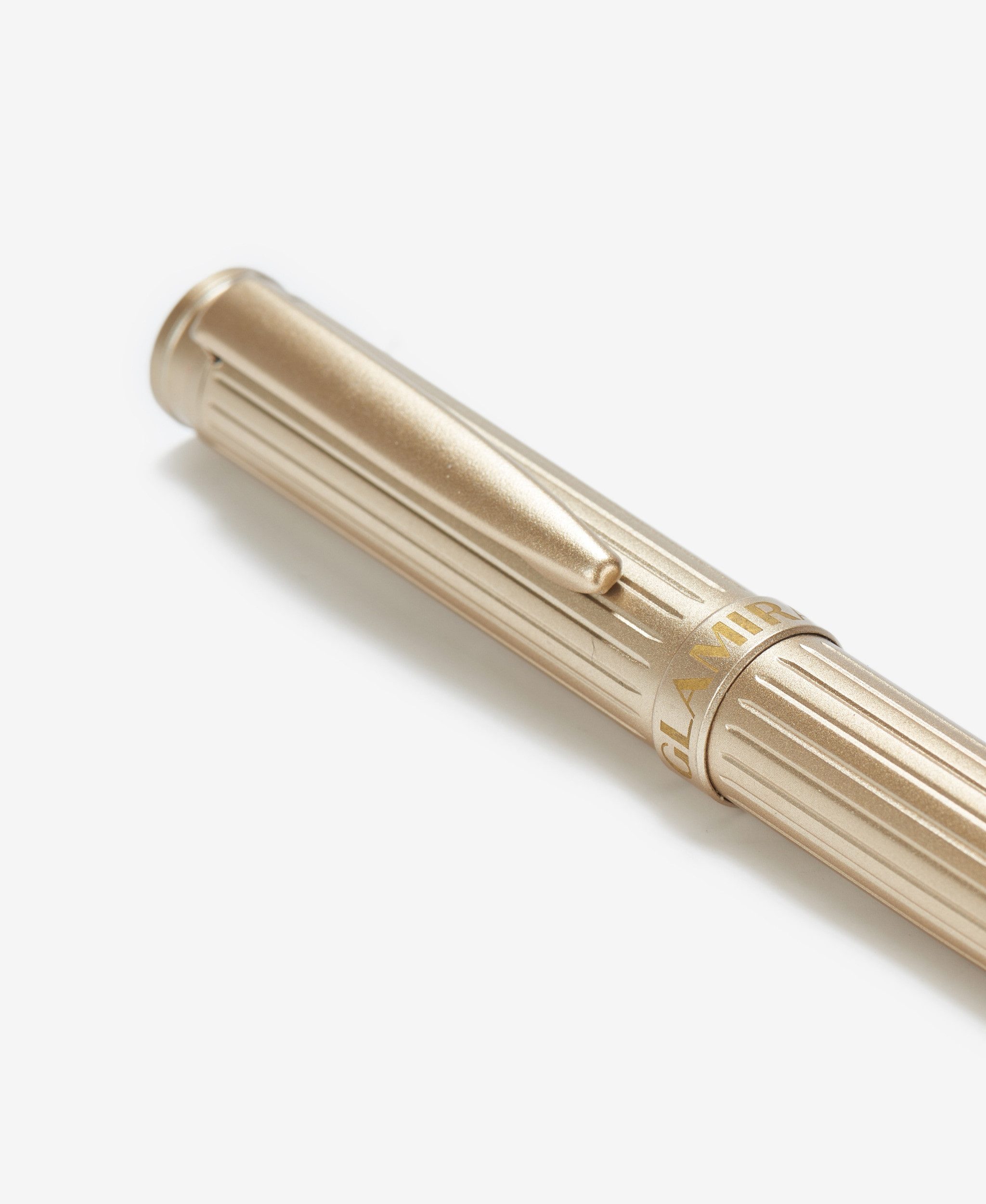 GLAMIRA Kugelschreiber Metallkugelschreiber - Mattgold, (1-tlg), Mattes Finish, aus reinem Kupfer