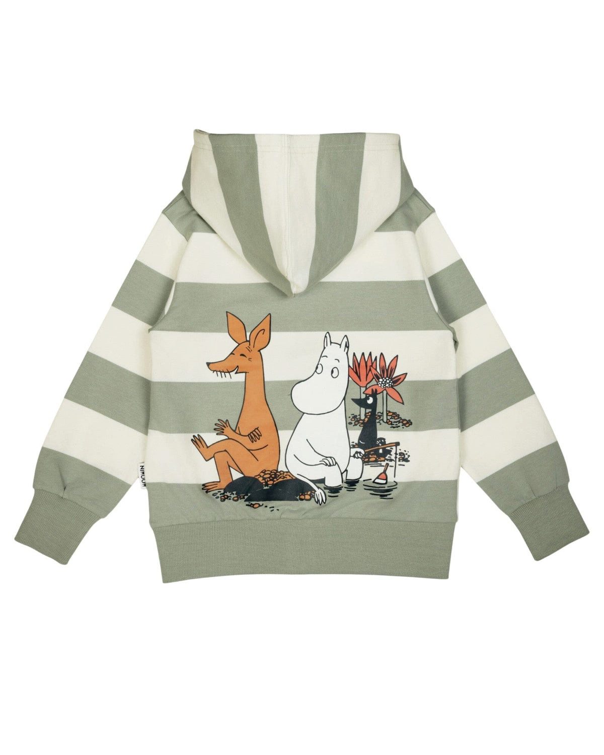 Moomin by Martinex Hoodie Martinex Moomin Day Off Hoodie Grün Weiß